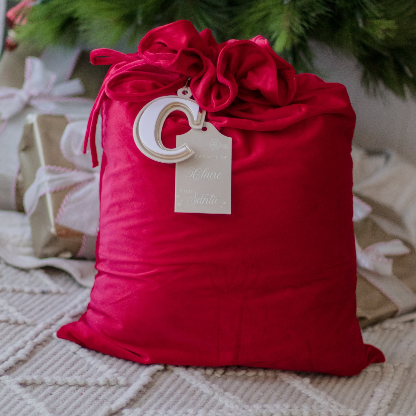 Velvet Santa Sack Velvet Santa Sack Miss Ali's