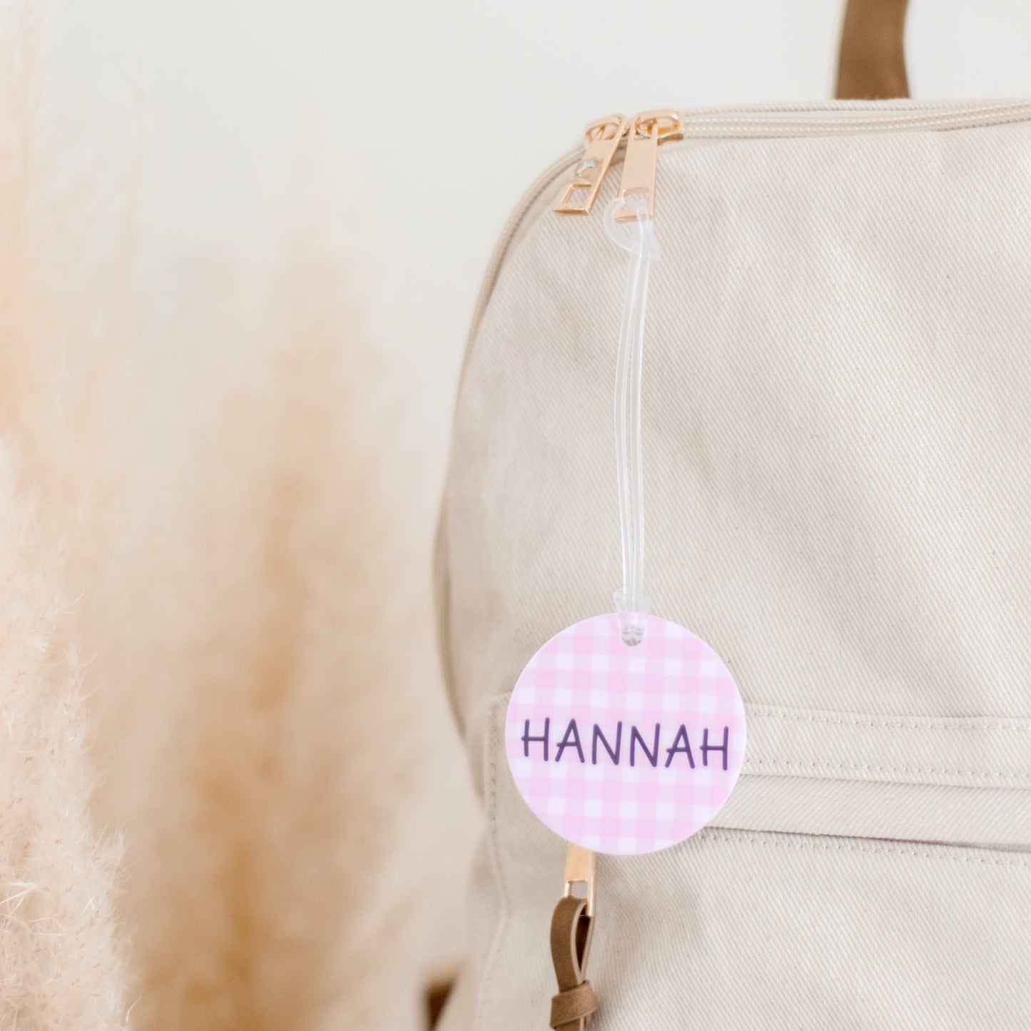Gingham Bag Tag Gingham Bag Tag Miss Ali's