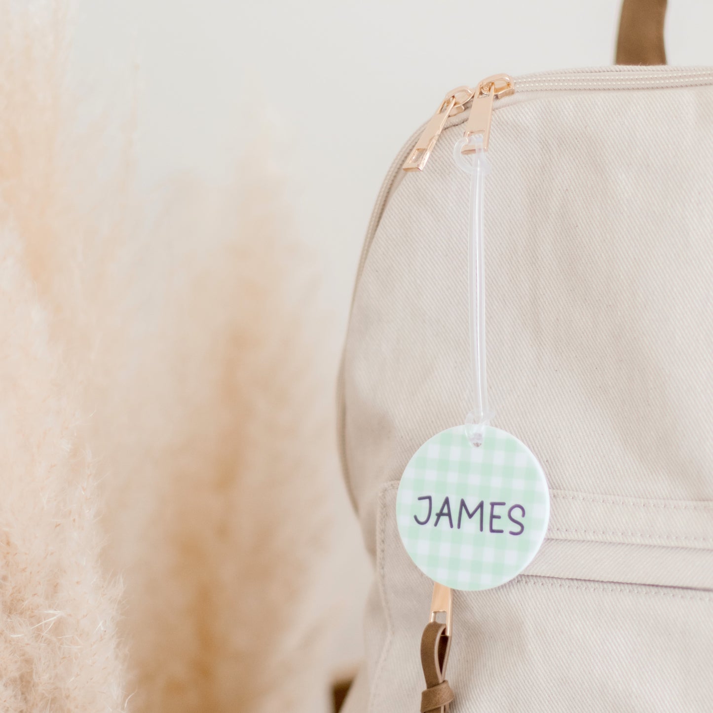 Gingham Bag Tag Gingham Bag Tag Miss Ali's