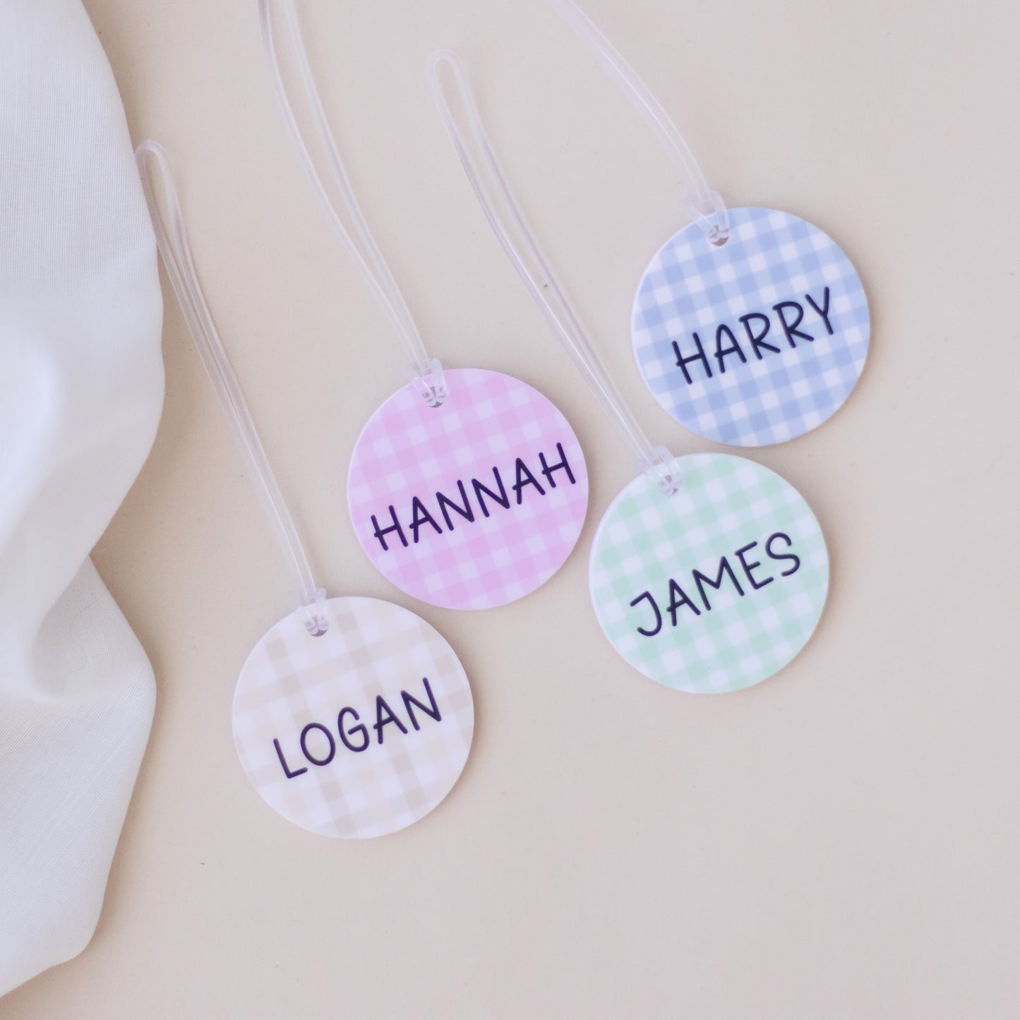 Gingham Bag Tag Gingham Bag Tag Miss Ali's