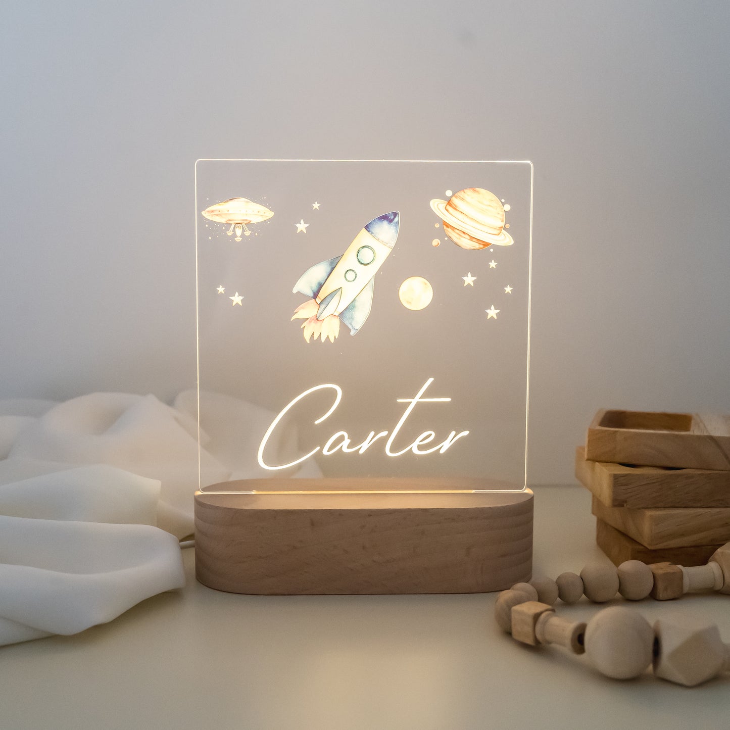 Personalised Night Light - Colour Miss Ali's