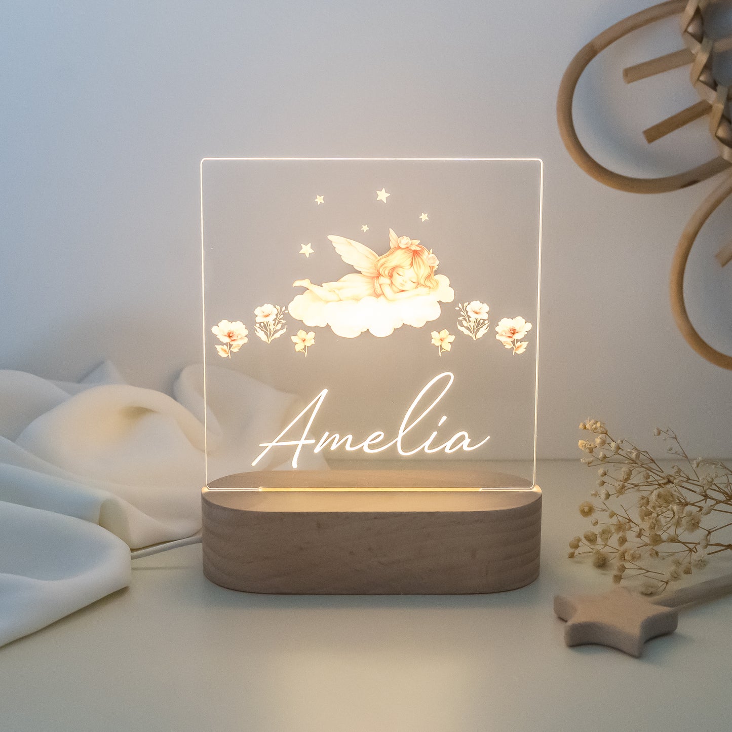 Personalised Night Light - Colour Miss Ali's