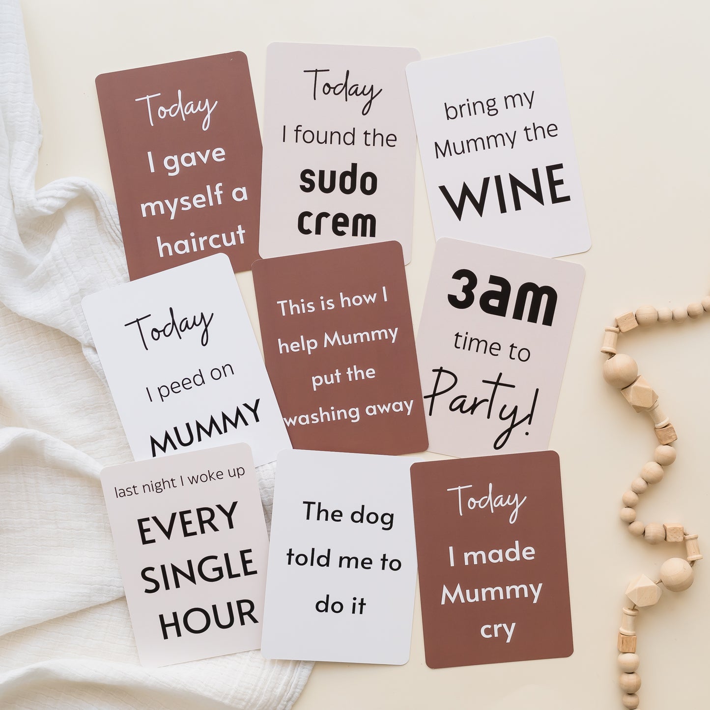 Milestone Cards - Cheeky Miss Ali's