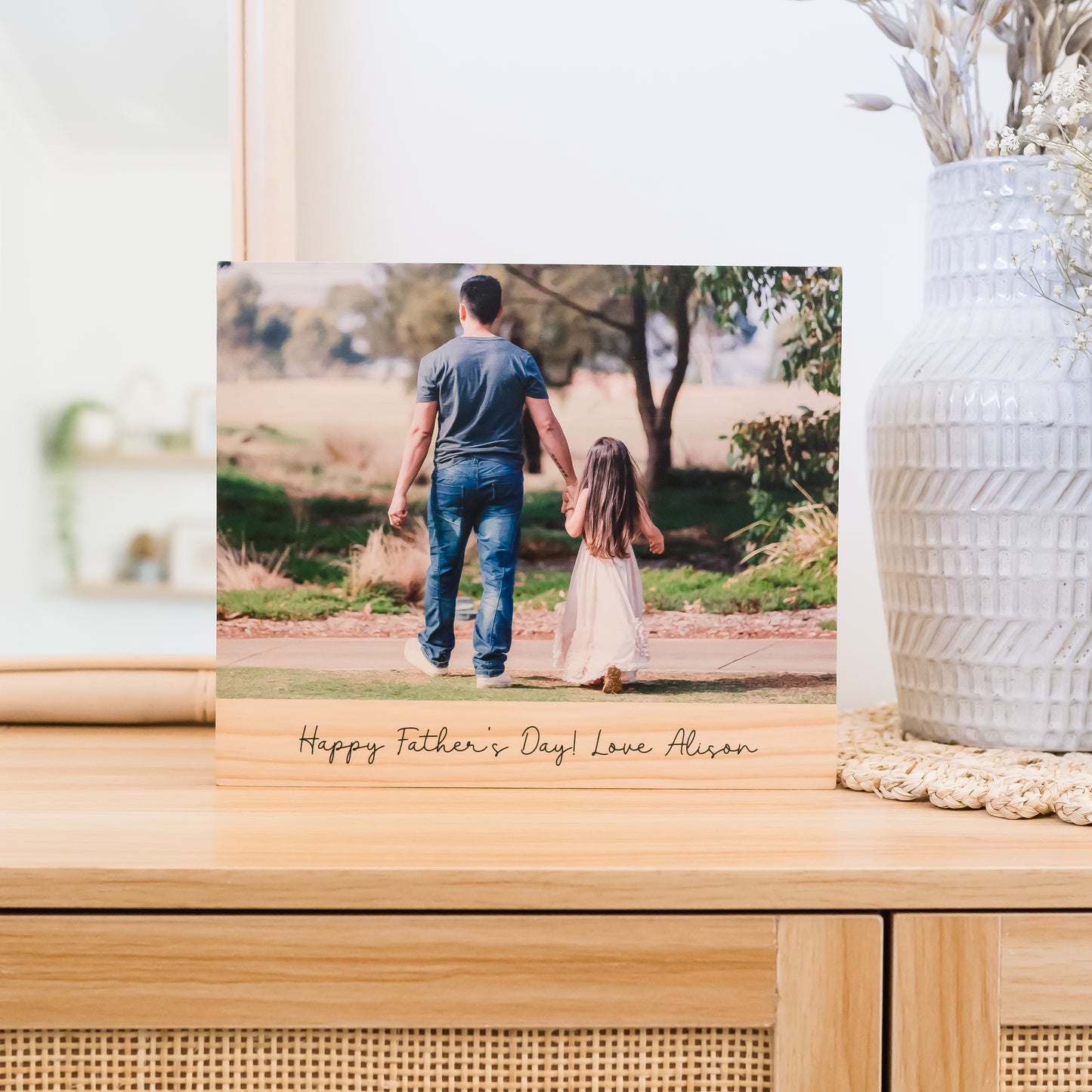 Wooden Photo Block - Landscape wooden photo block Miss Ali's