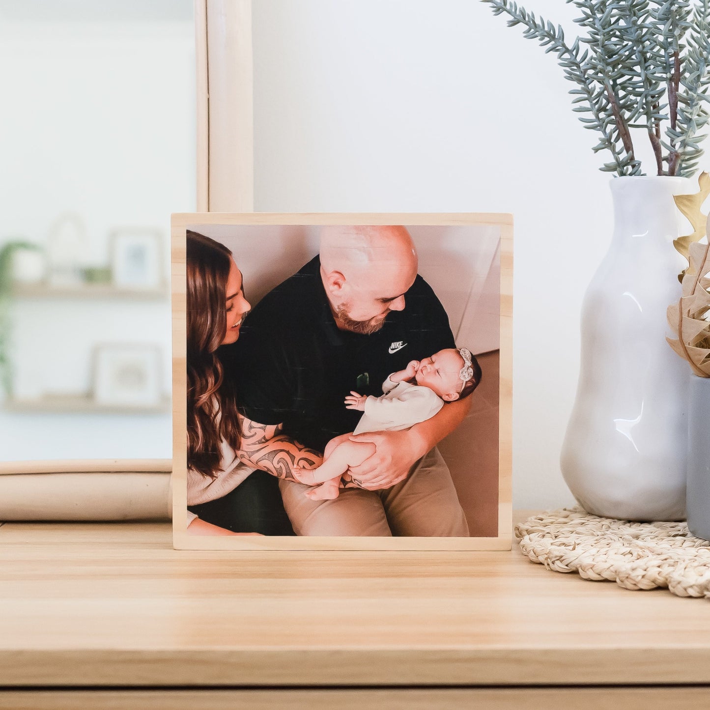 Wooden Photo Block - Square Miss Ali's