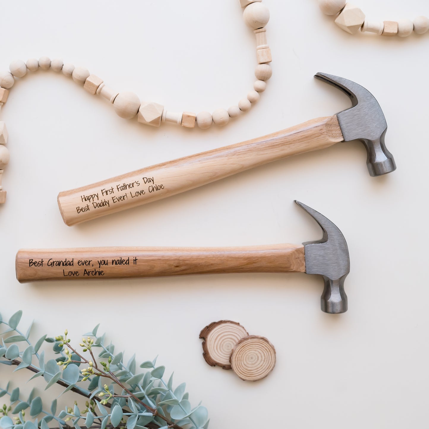 Father's Day Engraved Hammer tool Miss Ali's