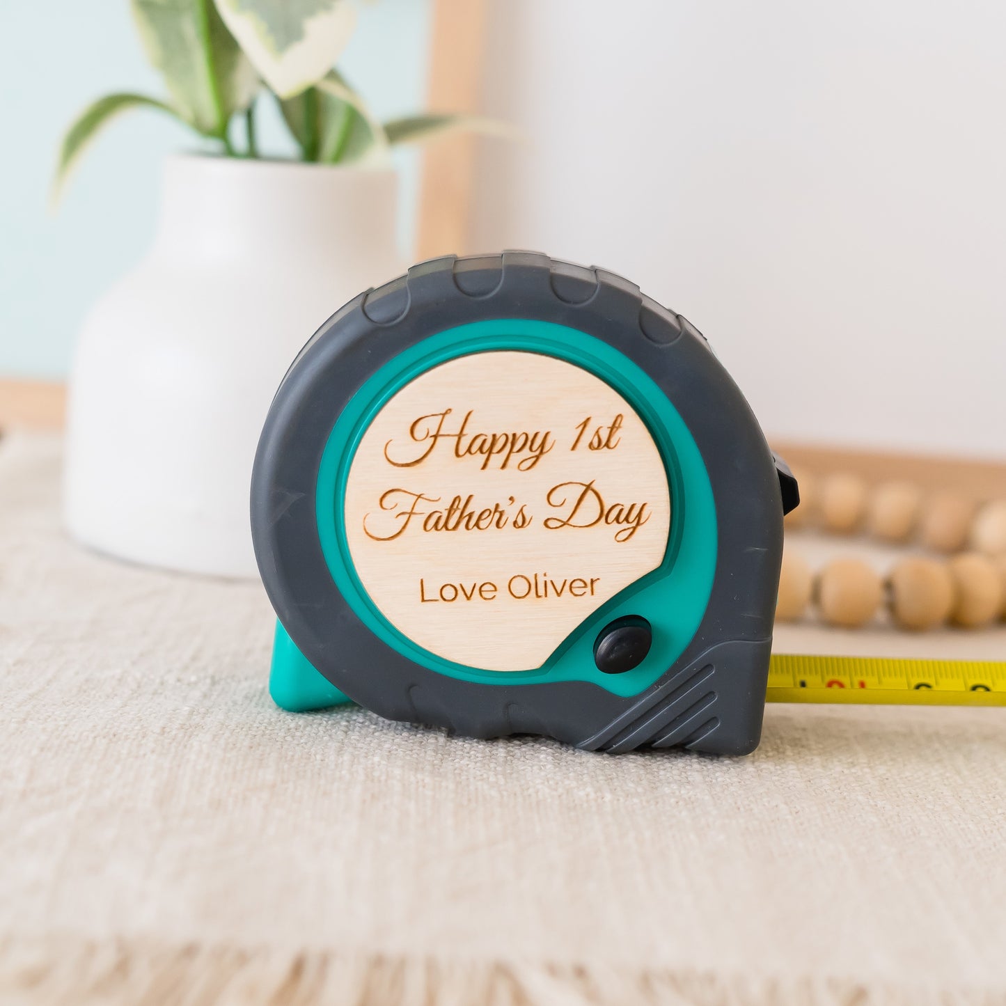 Father's Day Engraved Tape Measure tool Miss Ali's