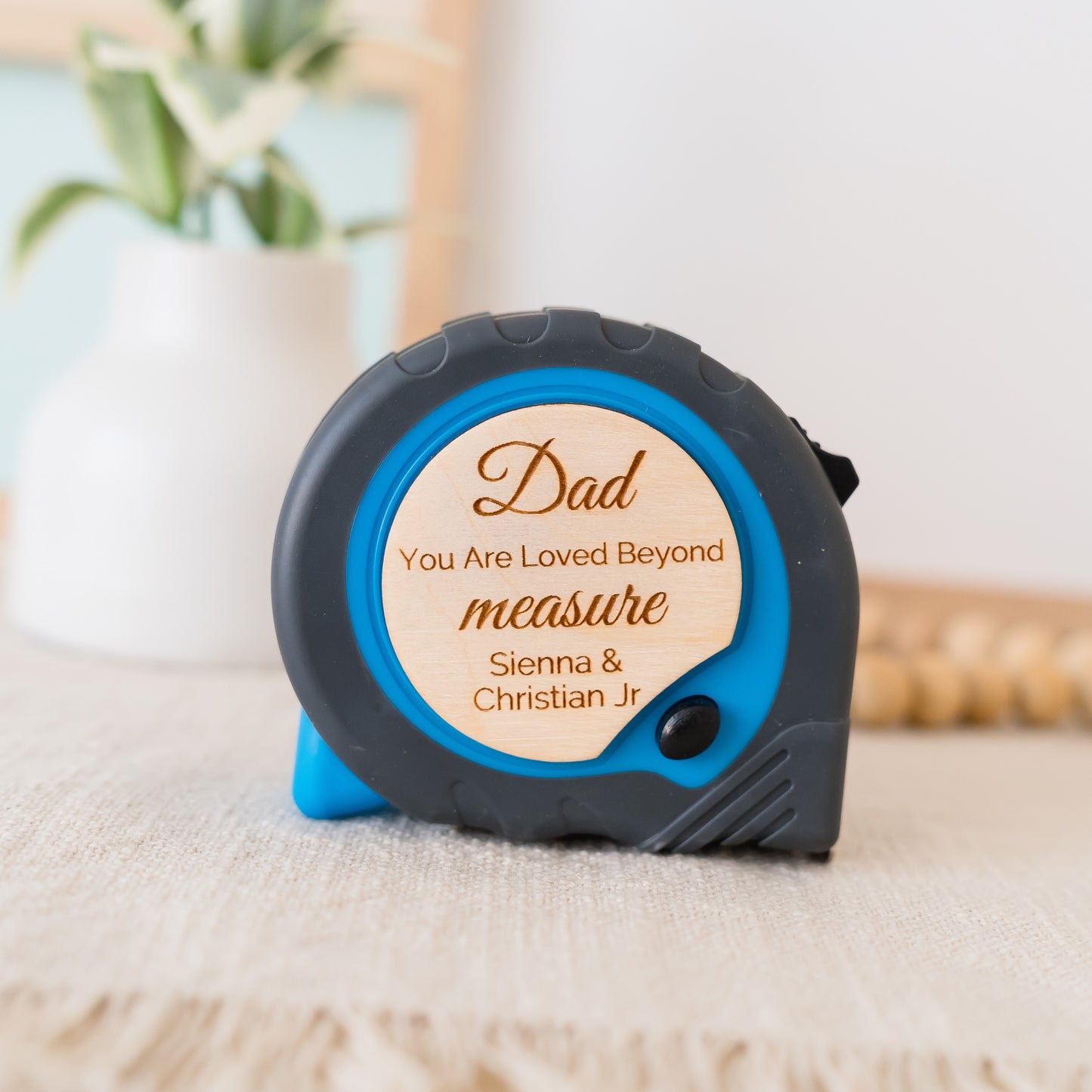 Father's Day Engraved Tape Measure tool Miss Ali's