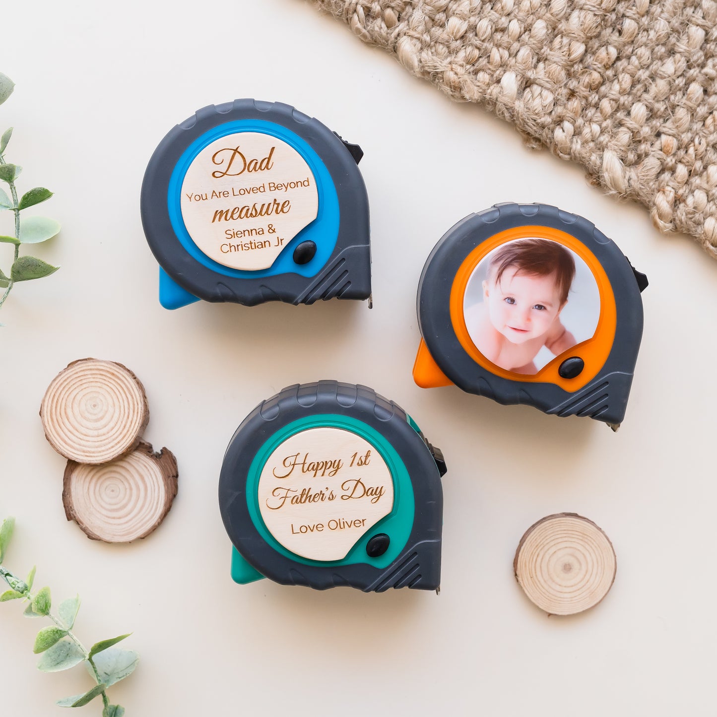 Father's Day Engraved Tape Measure tool Miss Ali's