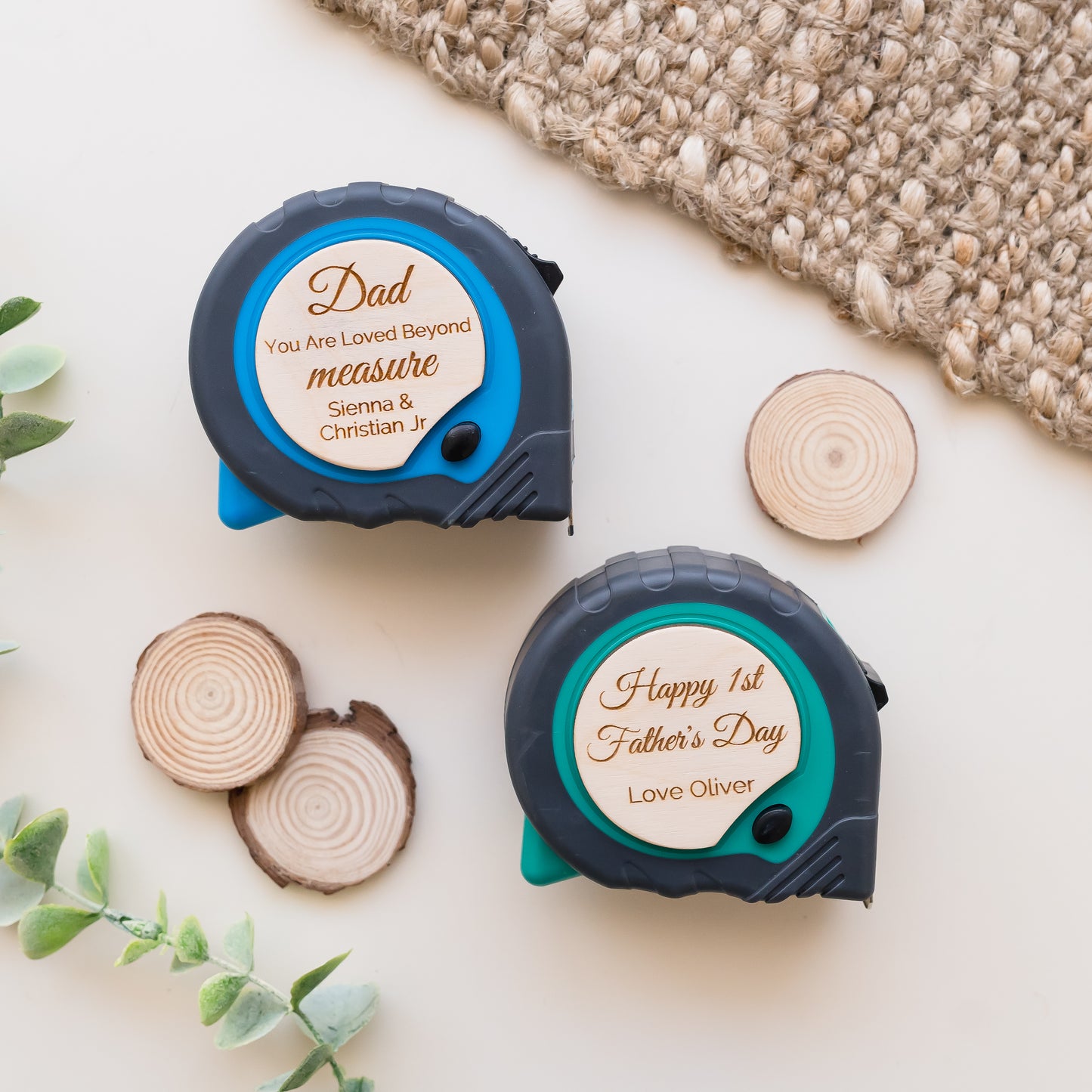 Father's Day Engraved Tape Measure tool Miss Ali's