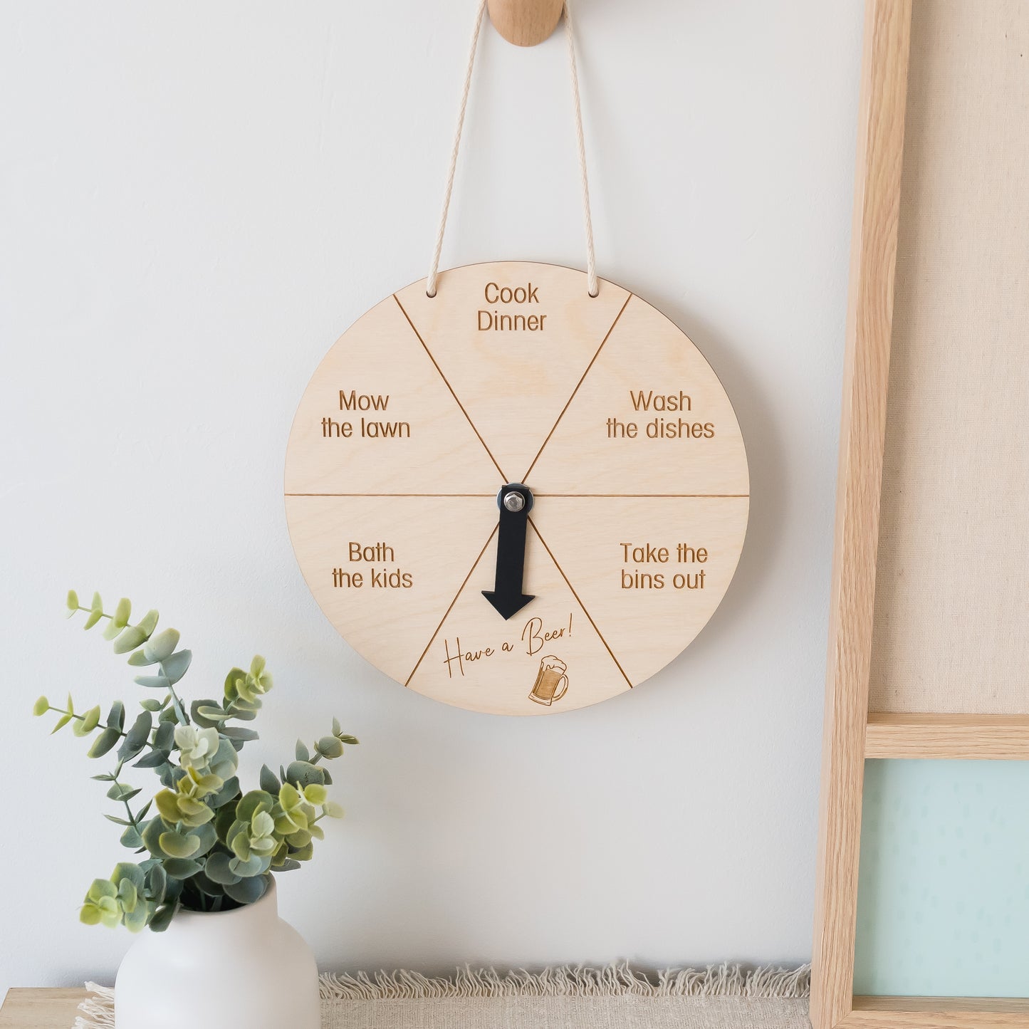 Father's Day Spin The Arrow Novelty Plaque Spin the arrow Miss Ali's