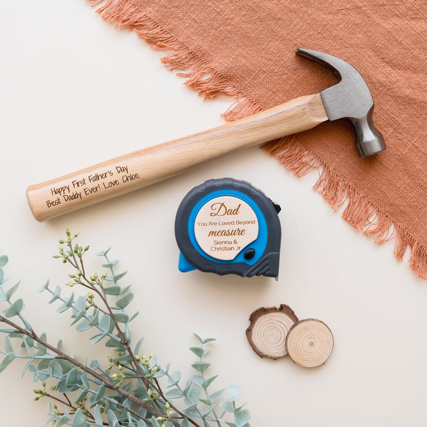 Father's Day Engraved Hammer tool Miss Ali's
