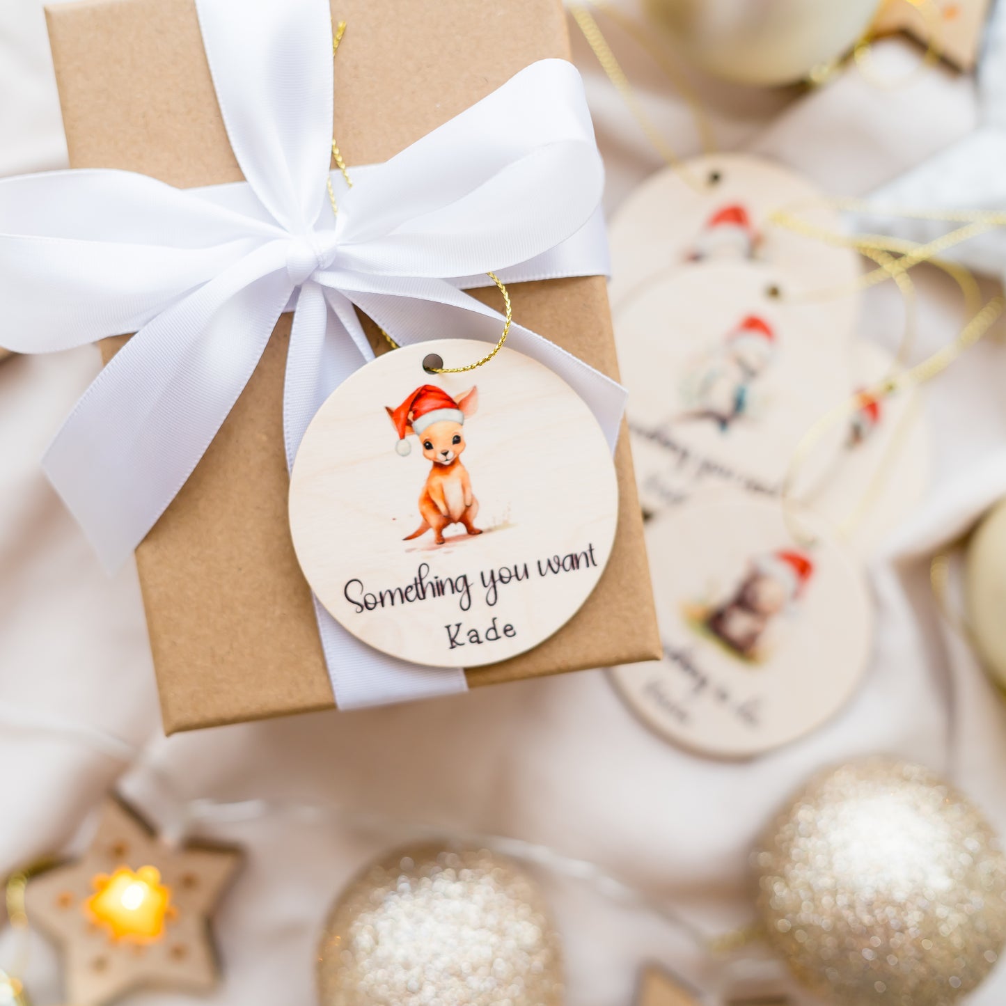 Colour Something To - Christmas Gift Tag Set personal xmas Miss Ali's