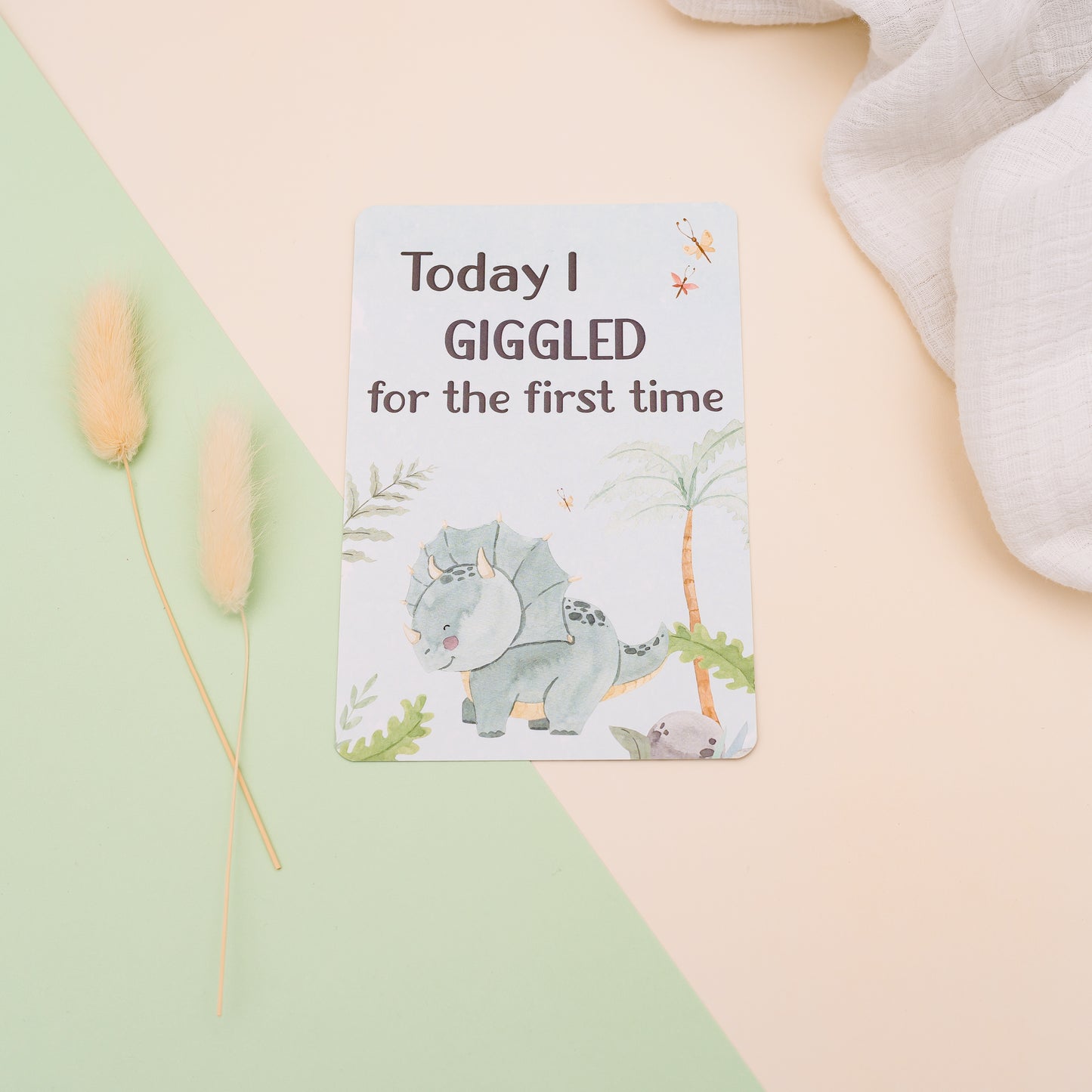 Milestone Cards - Dinosaur Miss Ali's