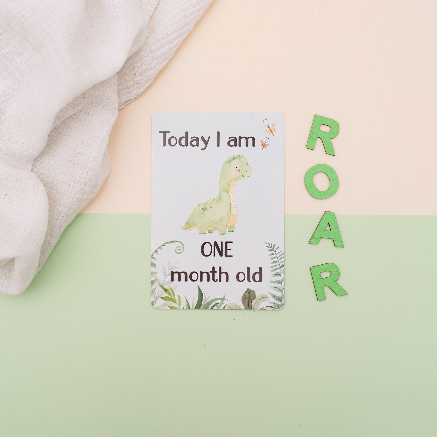 Milestone Cards - Dinosaur Miss Ali's