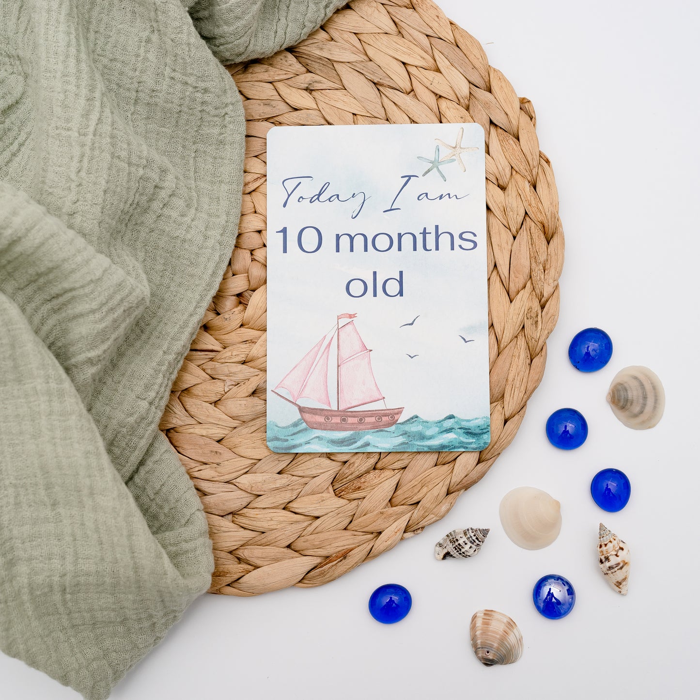 Milestone Cards - Ocean Miss Ali's