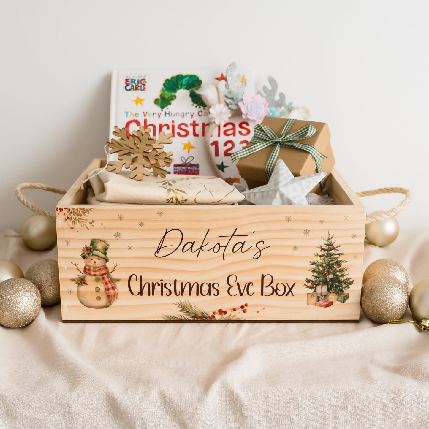 Christmas Box - Snowman personal xmas Miss Ali's