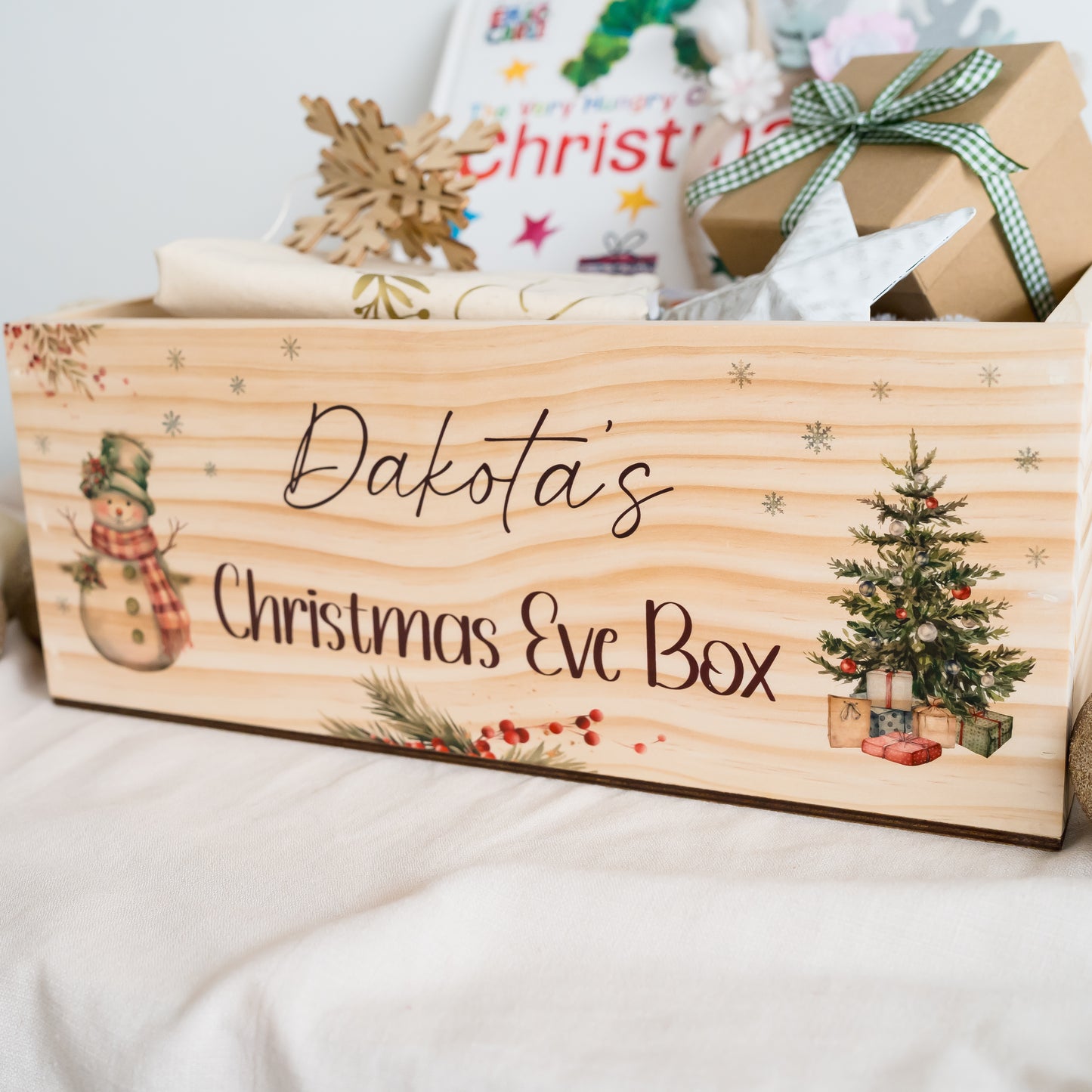 Christmas Box - Snowman personal xmas Miss Ali's