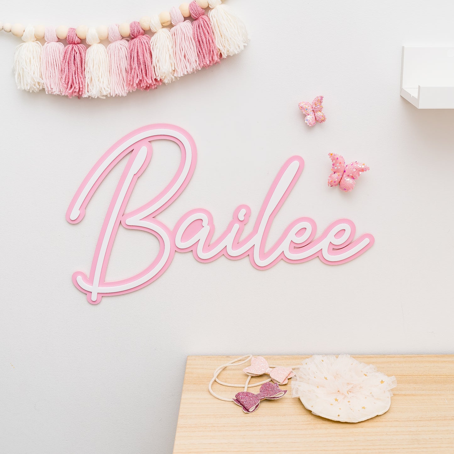 3D Name Sign - Signature 3D name sign Miss Ali's