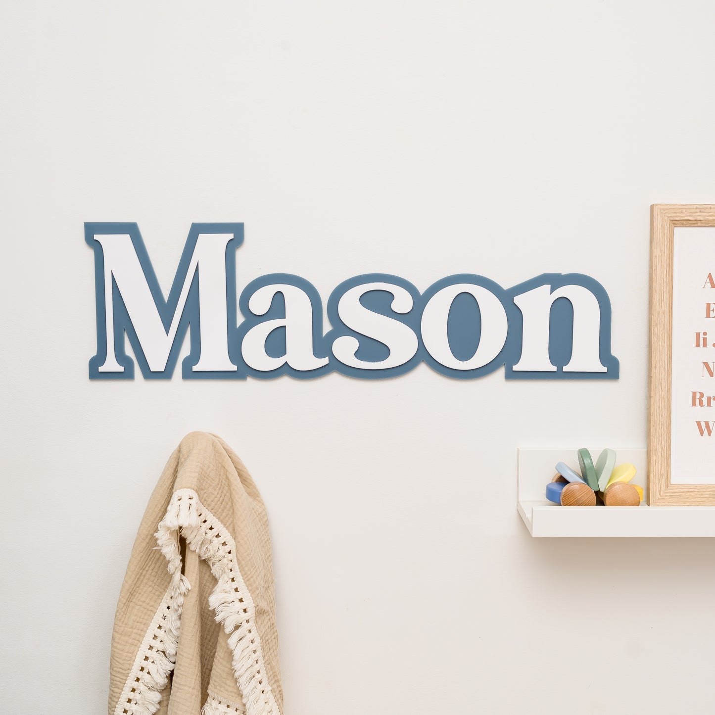 3D Name Sign - Editorial 3D name sign Miss Ali's