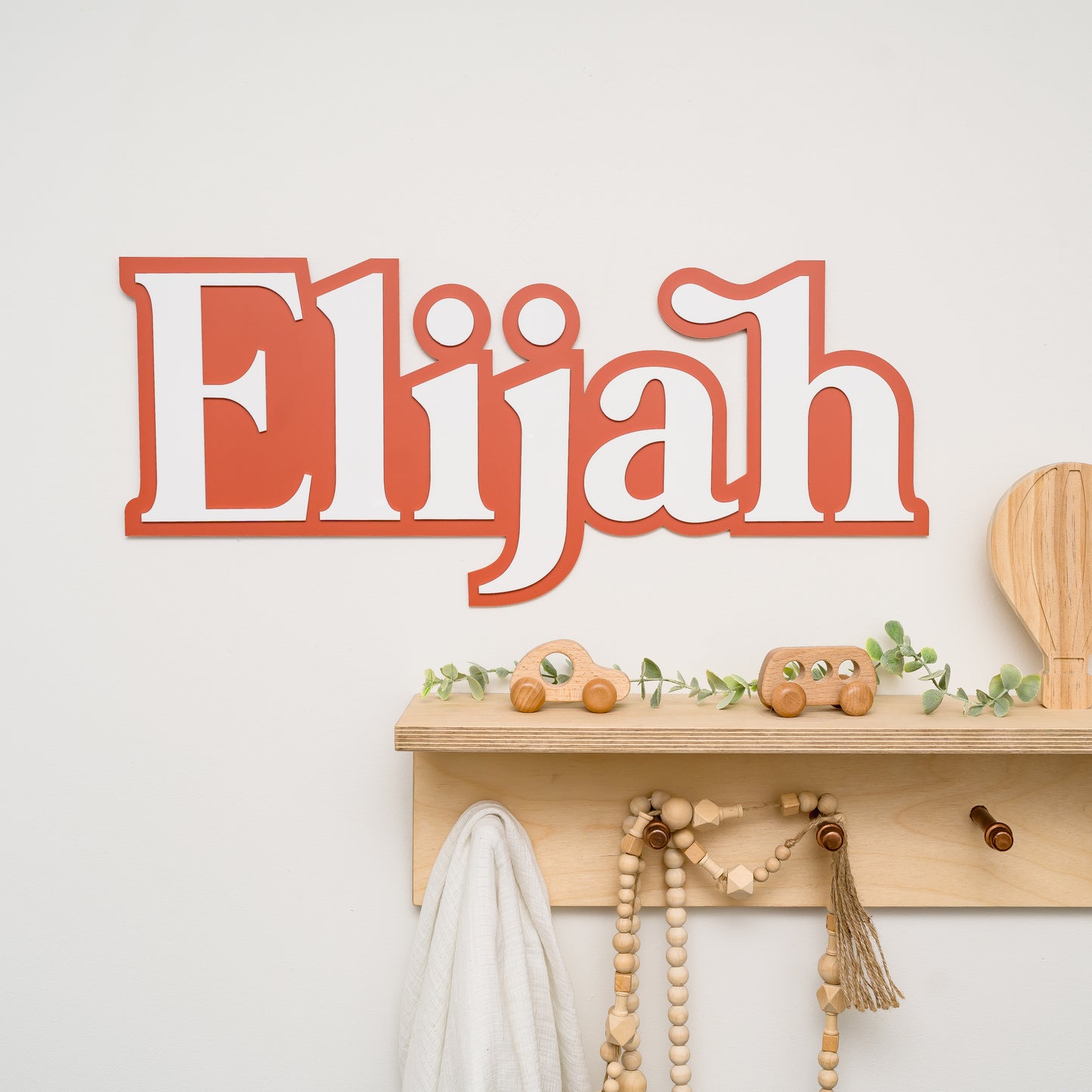 3D Name Sign - Editorial 3D name sign Miss Ali's
