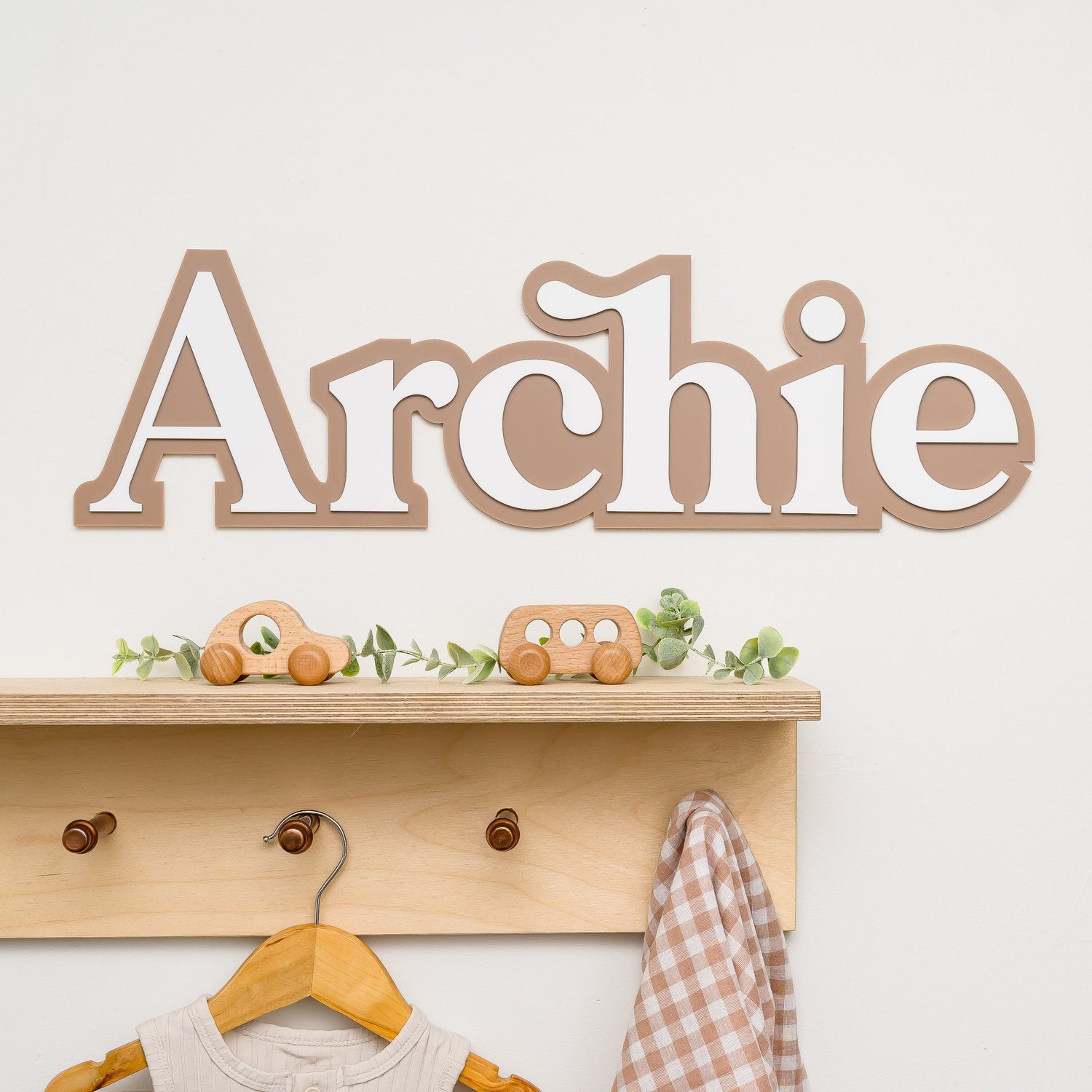 3D Name Sign - Editorial 3D name sign Miss Ali's