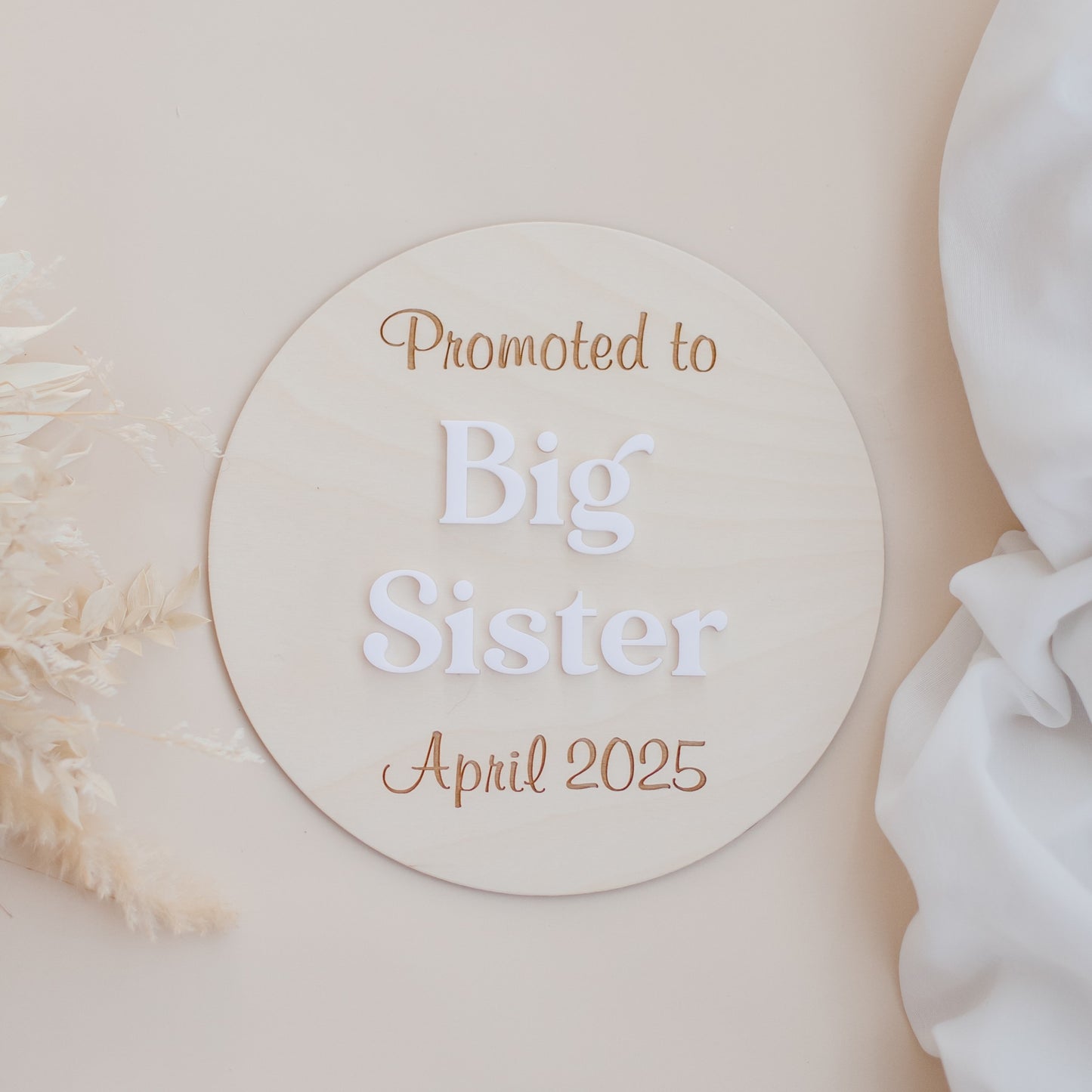 Big Brother/Big Sister Plaque Promoted Miss Ali's