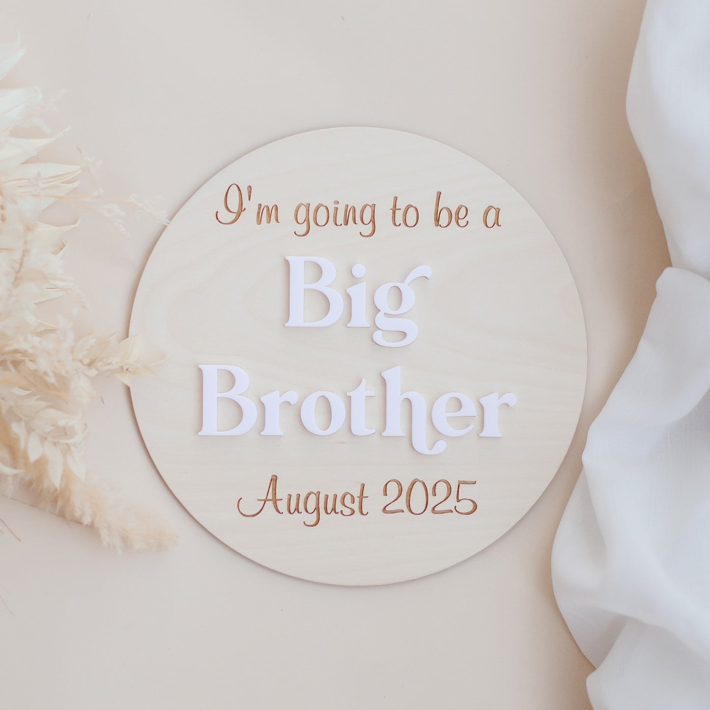 Big Brother/Big Sister Plaque Promoted Miss Ali's