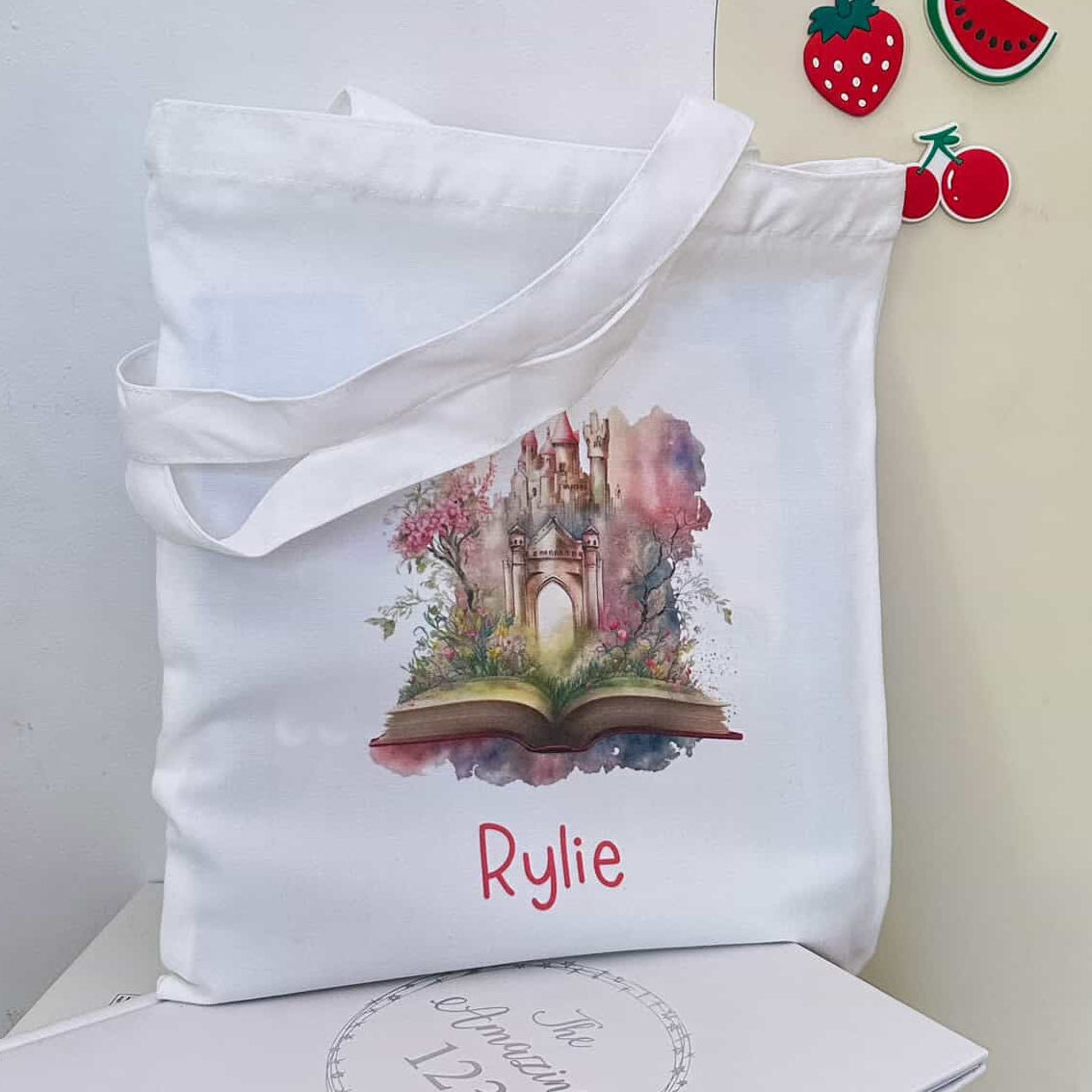 Personalised Library Bags Name Miss Ali's