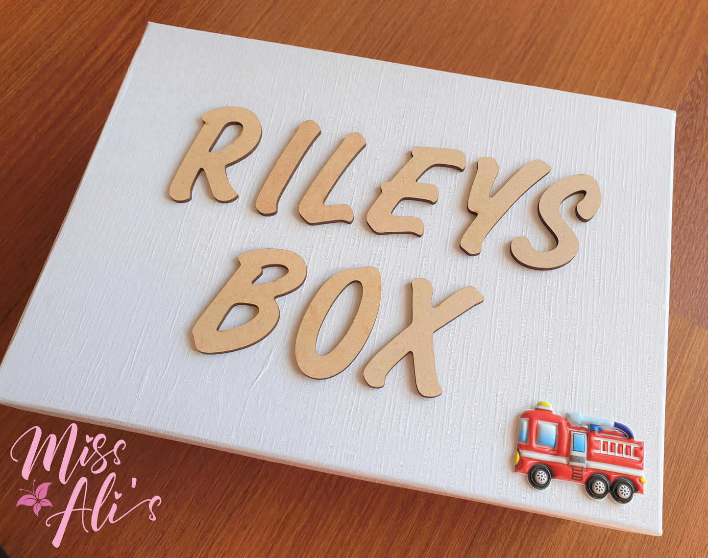 MDF Wooden Individual Letters - CASHEW Font MDF letter Miss Ali's