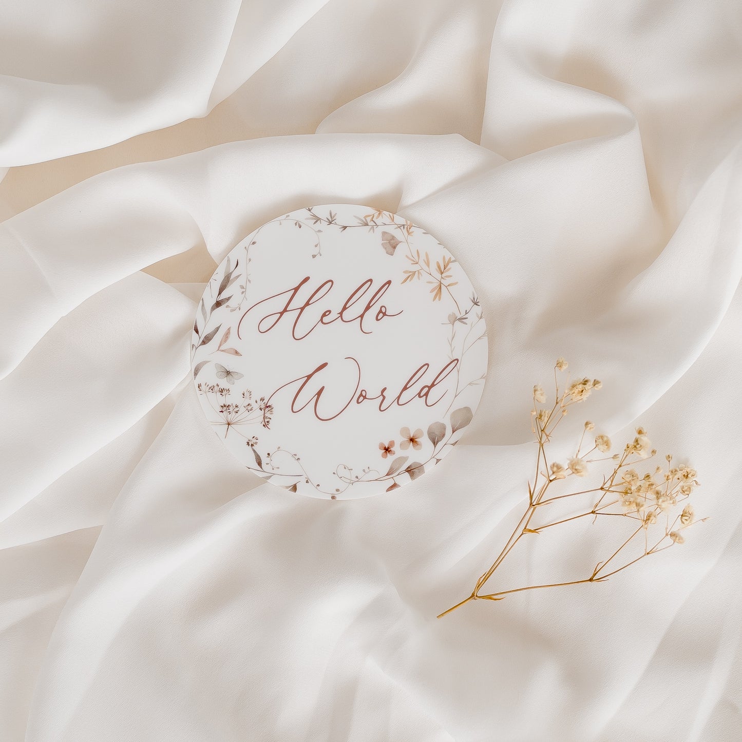 Baby Milestone Discs - Spring Blossom Miss Ali's