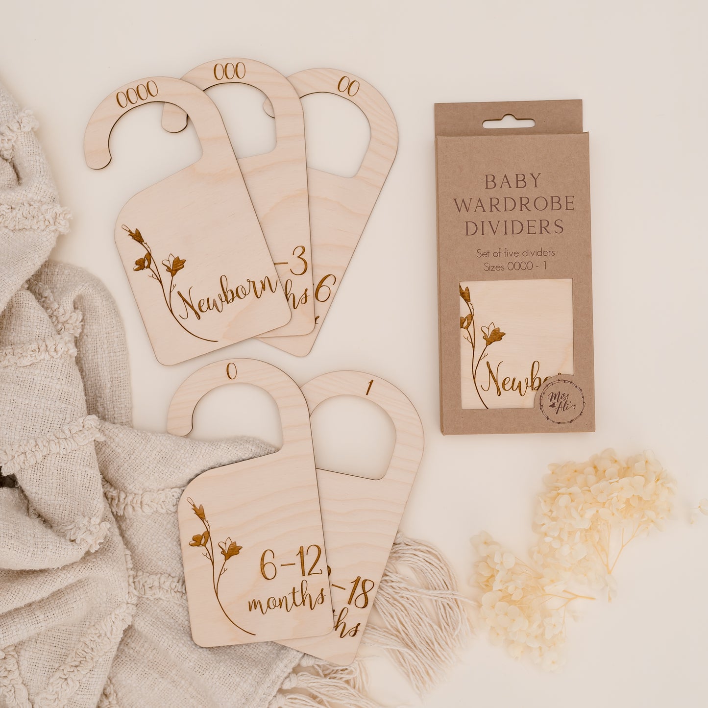 Wardrobe Dividers - Botanical Miss Ali's