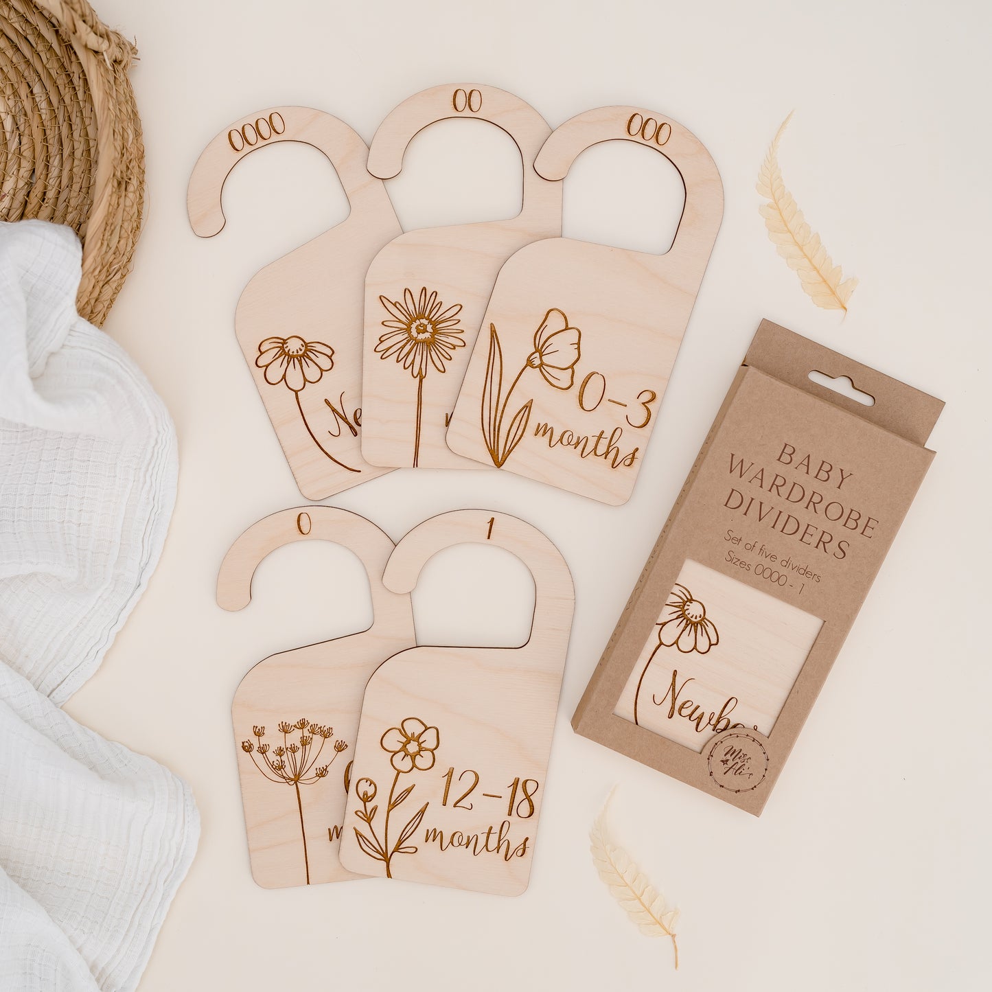 Wardrobe Dividers - Wildflower Miss Ali's