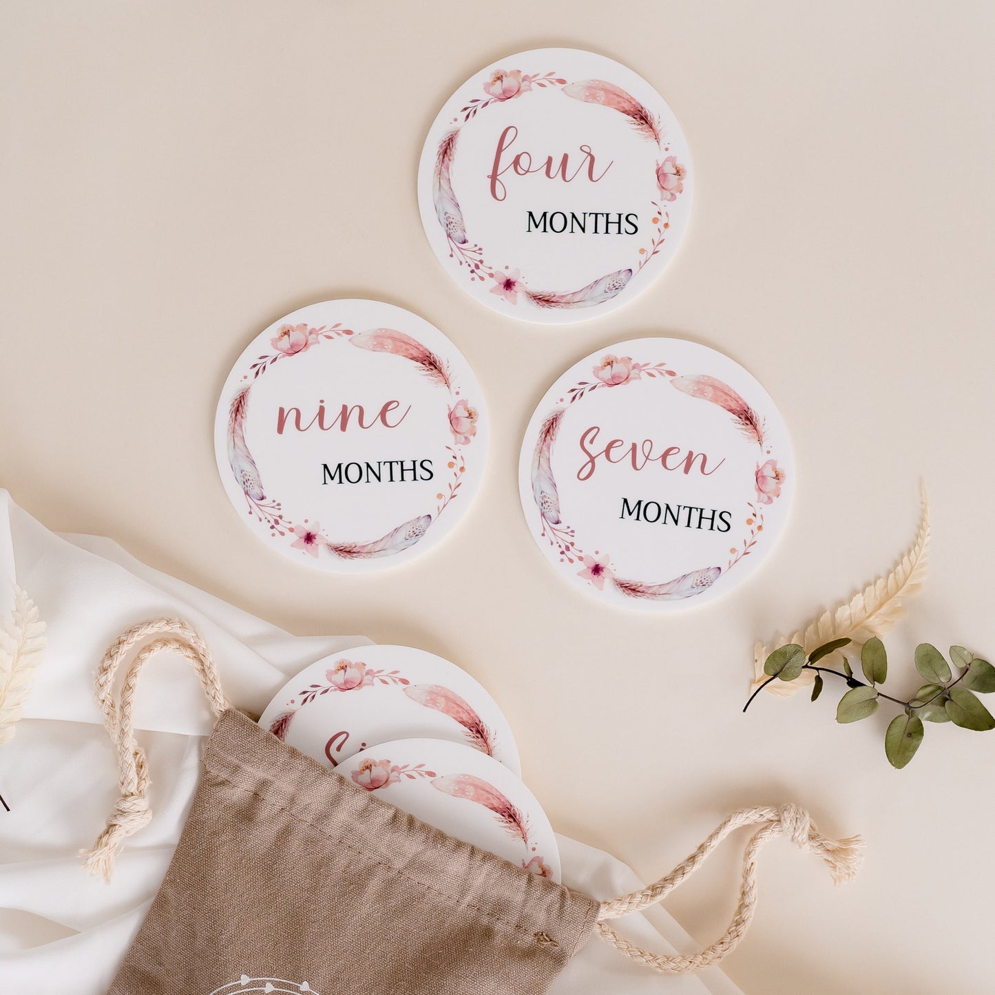 Baby Milestone Discs - Beautiful Boho Miss Ali's