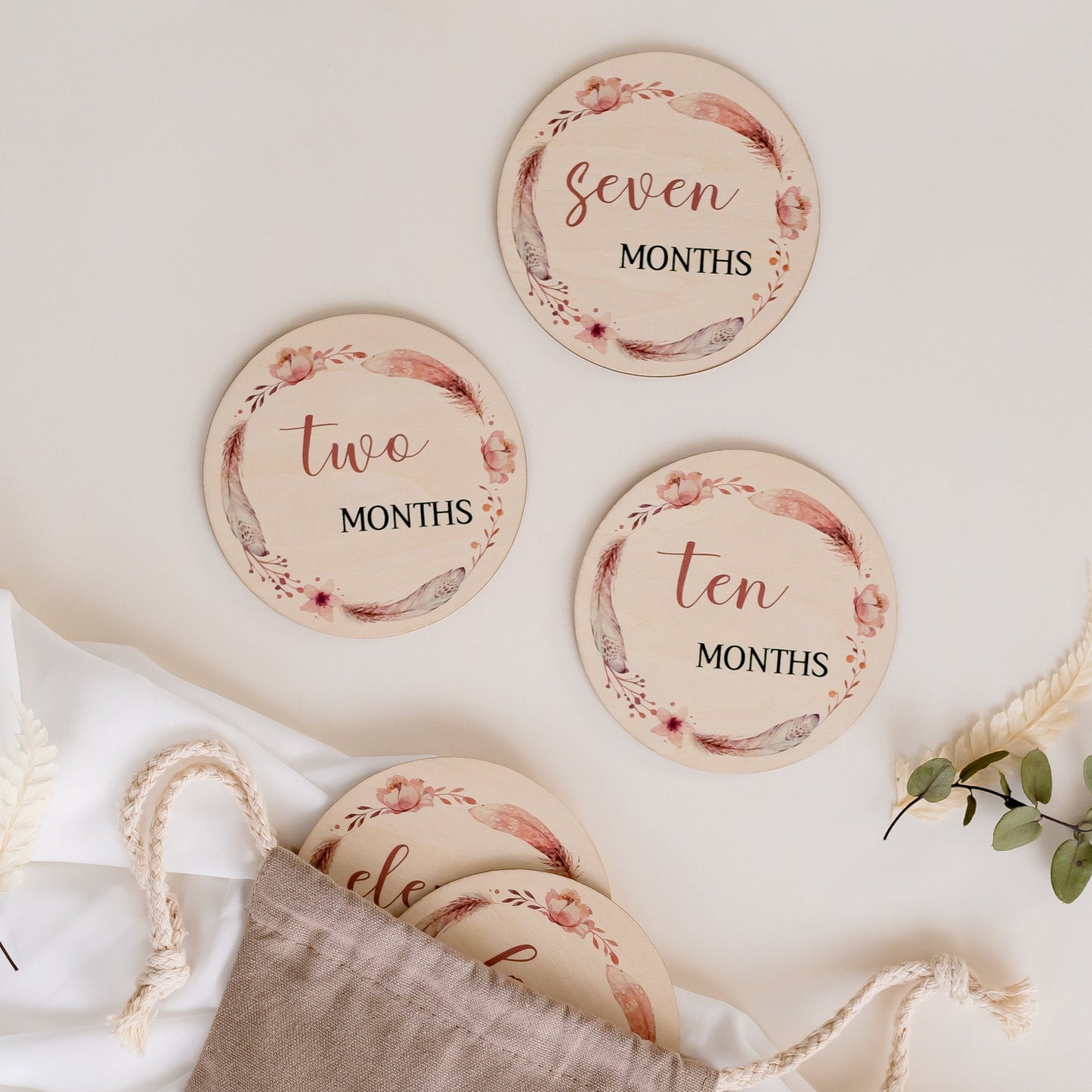 Baby Milestone Discs - Beautiful Boho Miss Ali's