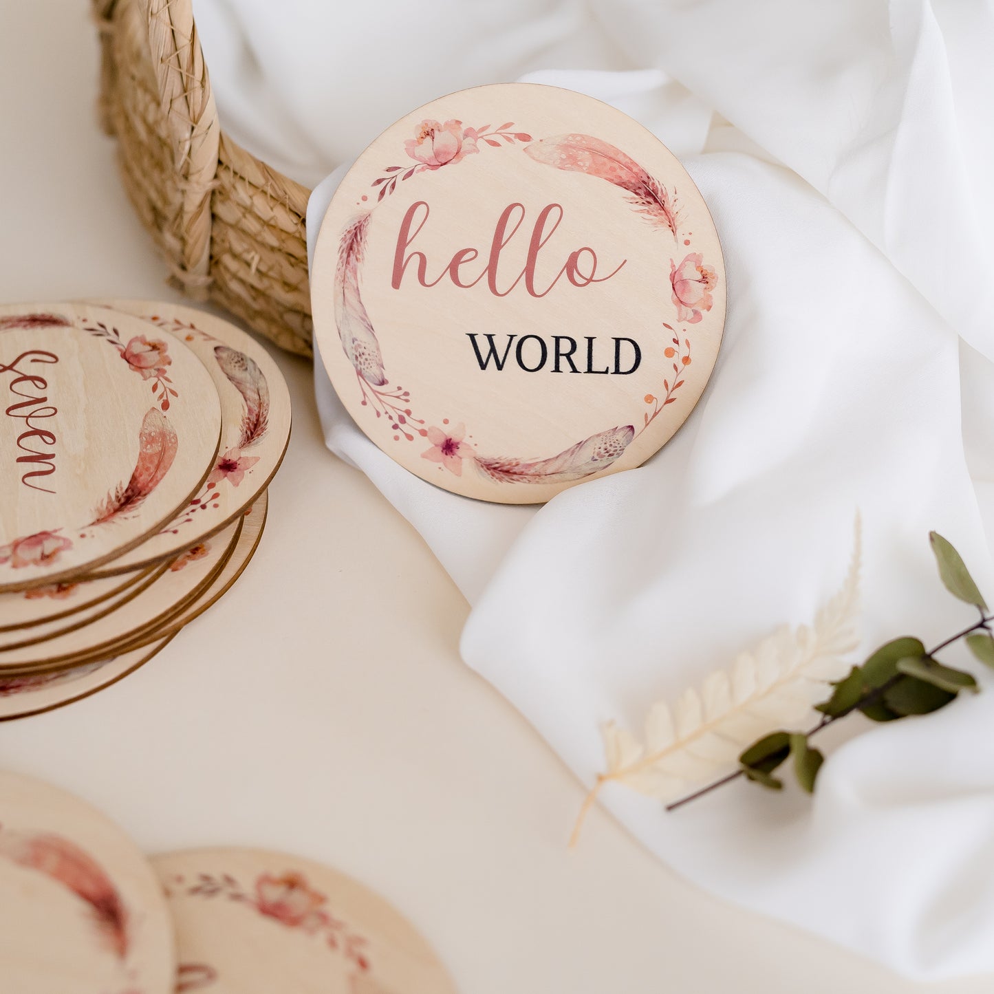 Baby Milestone Discs - Beautiful Boho Miss Ali's
