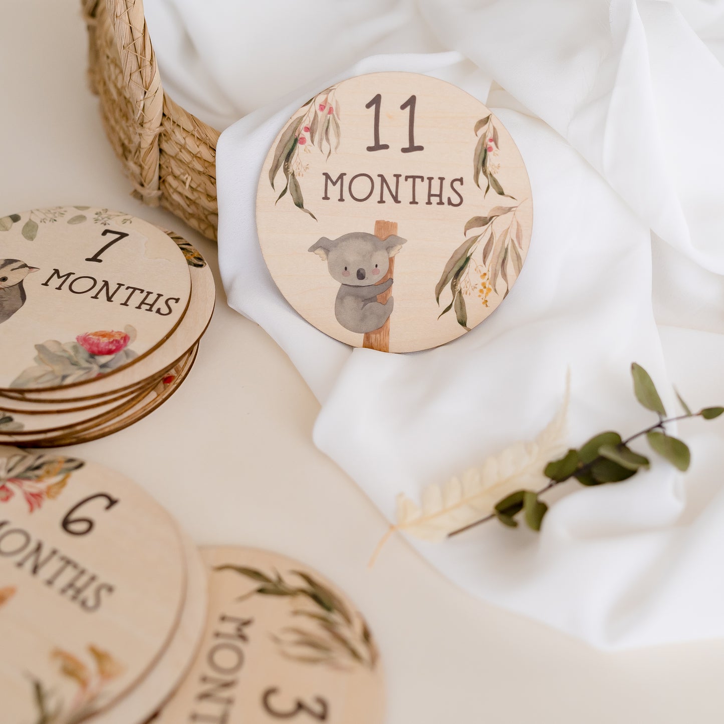 Baby Milestone Discs - Australian Animals Miss Ali's