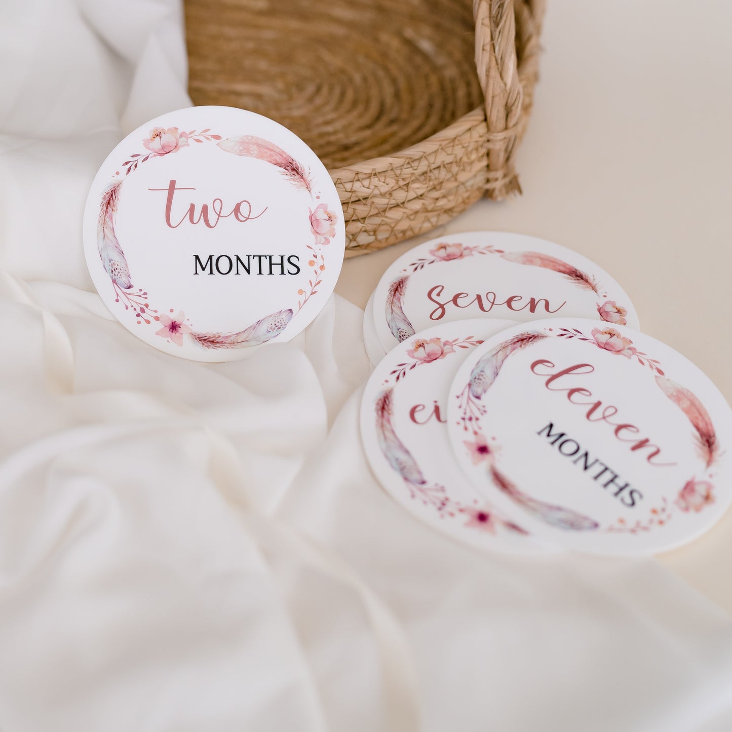 Baby Milestone Discs - Beautiful Boho Miss Ali's