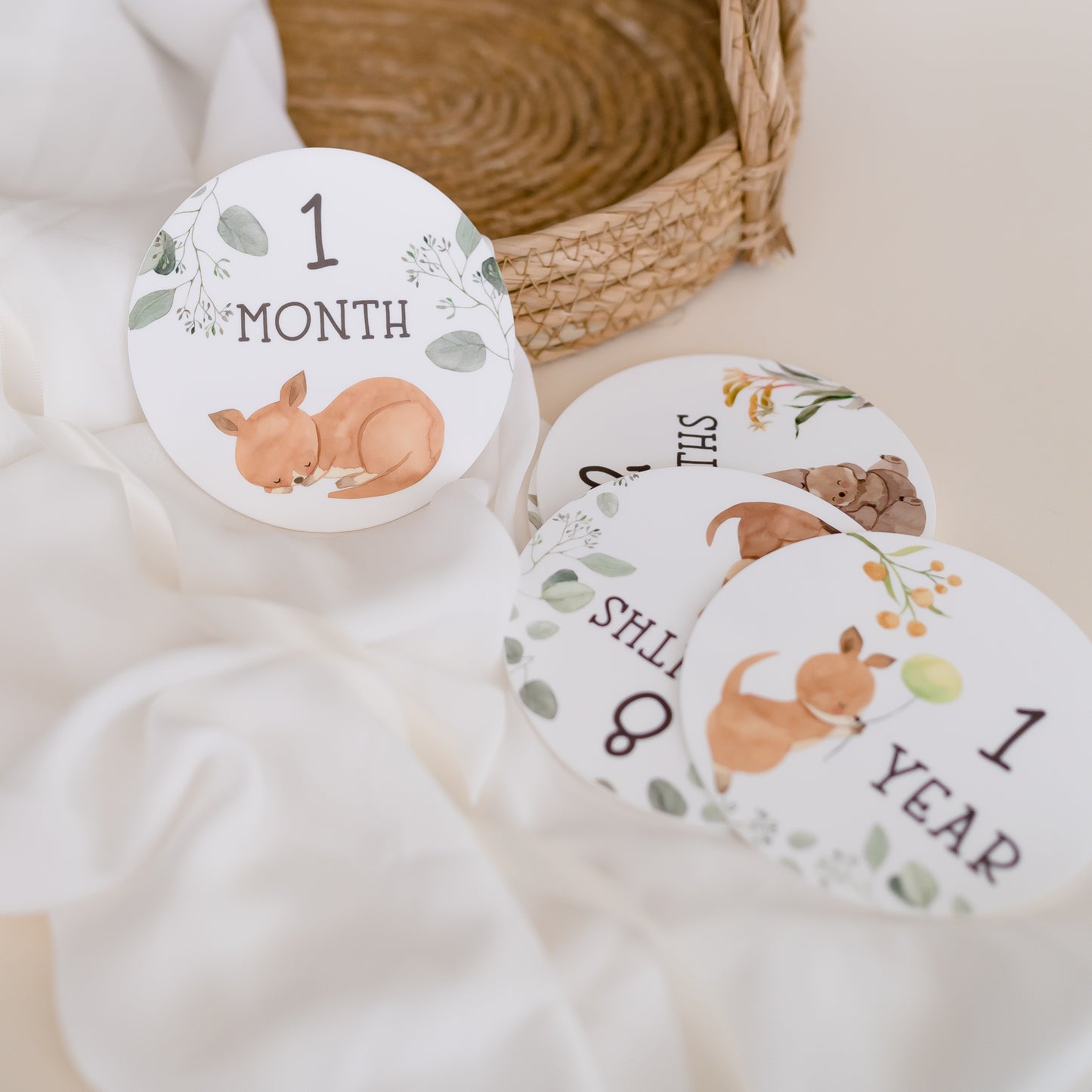 Baby Milestone Discs - Australian Animals Miss Ali's