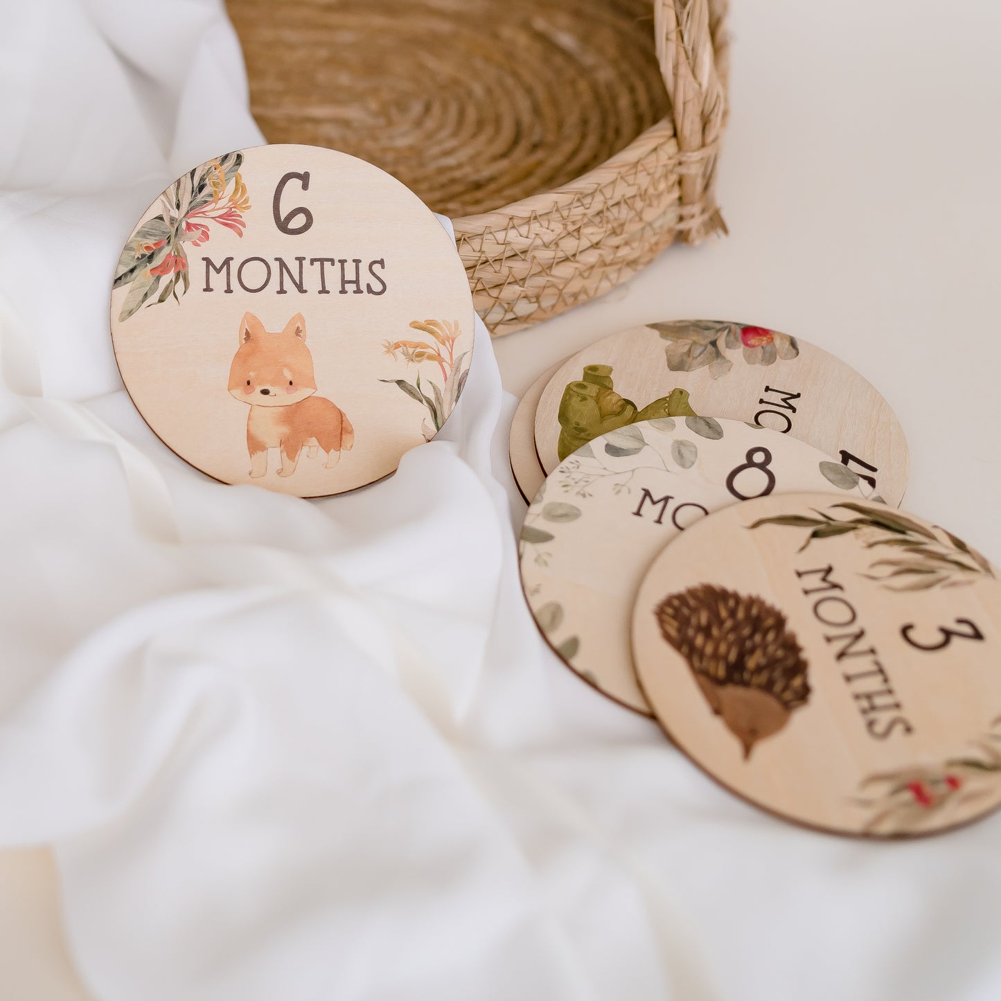 Baby Milestone Discs - Australian Animals Miss Ali's