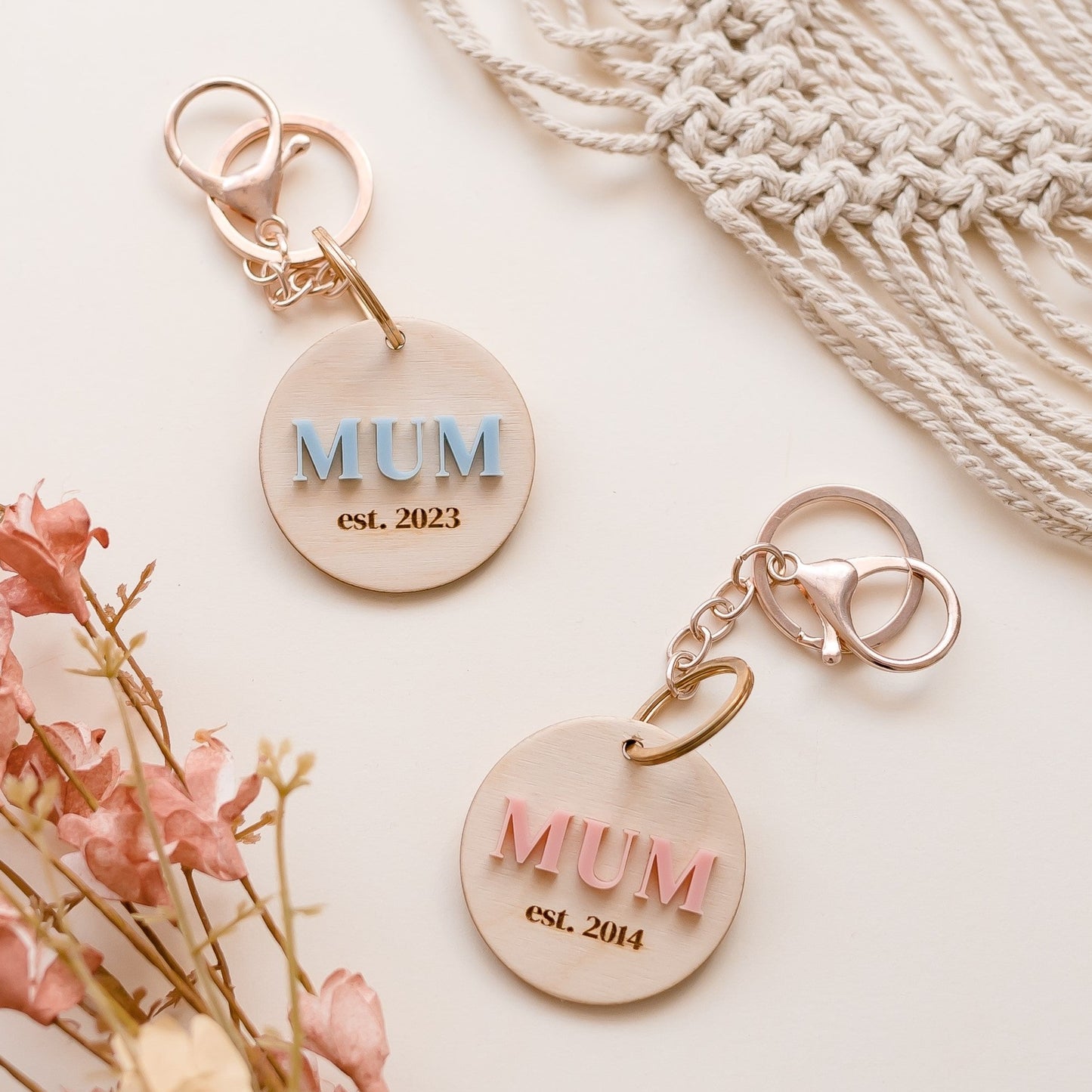 MUM est. Keyring keyring Miss Ali's