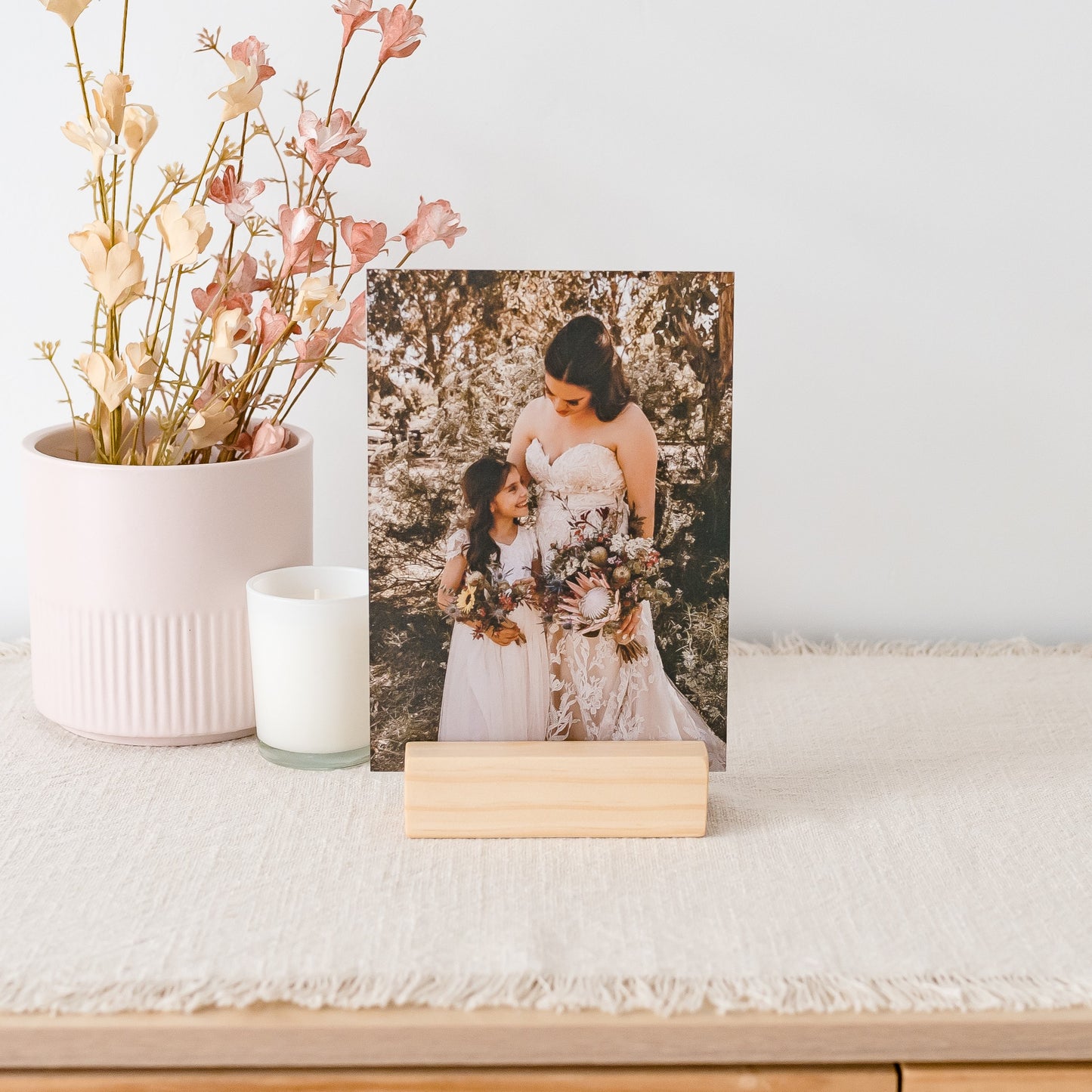 Acrylic Photo with Wooden Stand acrylic photo Miss Ali's