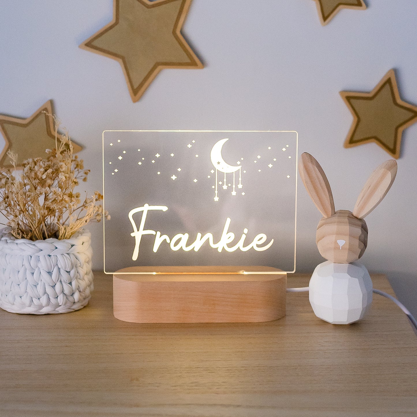 Personalised Night Light - Rectangle Miss Ali's