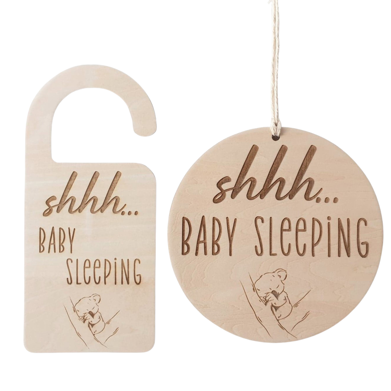 Shhh... Baby Sleeping Plaque Miss Ali's