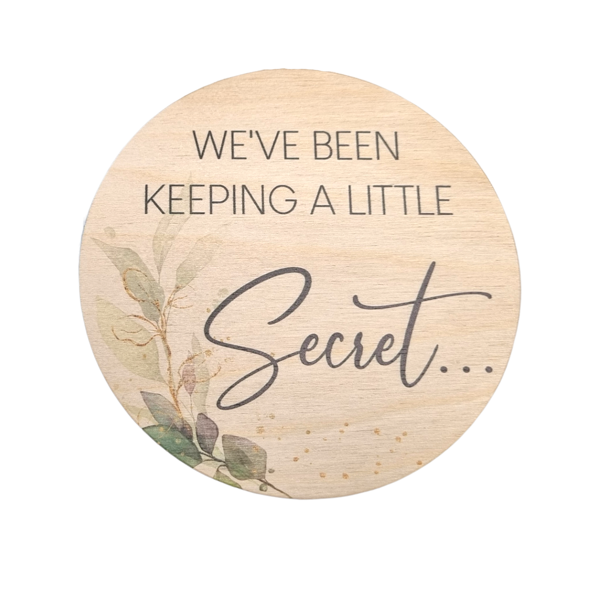 We ve Been Keeping A Little Secret Plaque Colour Miss Ali s we-ve-been-keeping-a-little-secret-plaque-colour-miss-ali-s