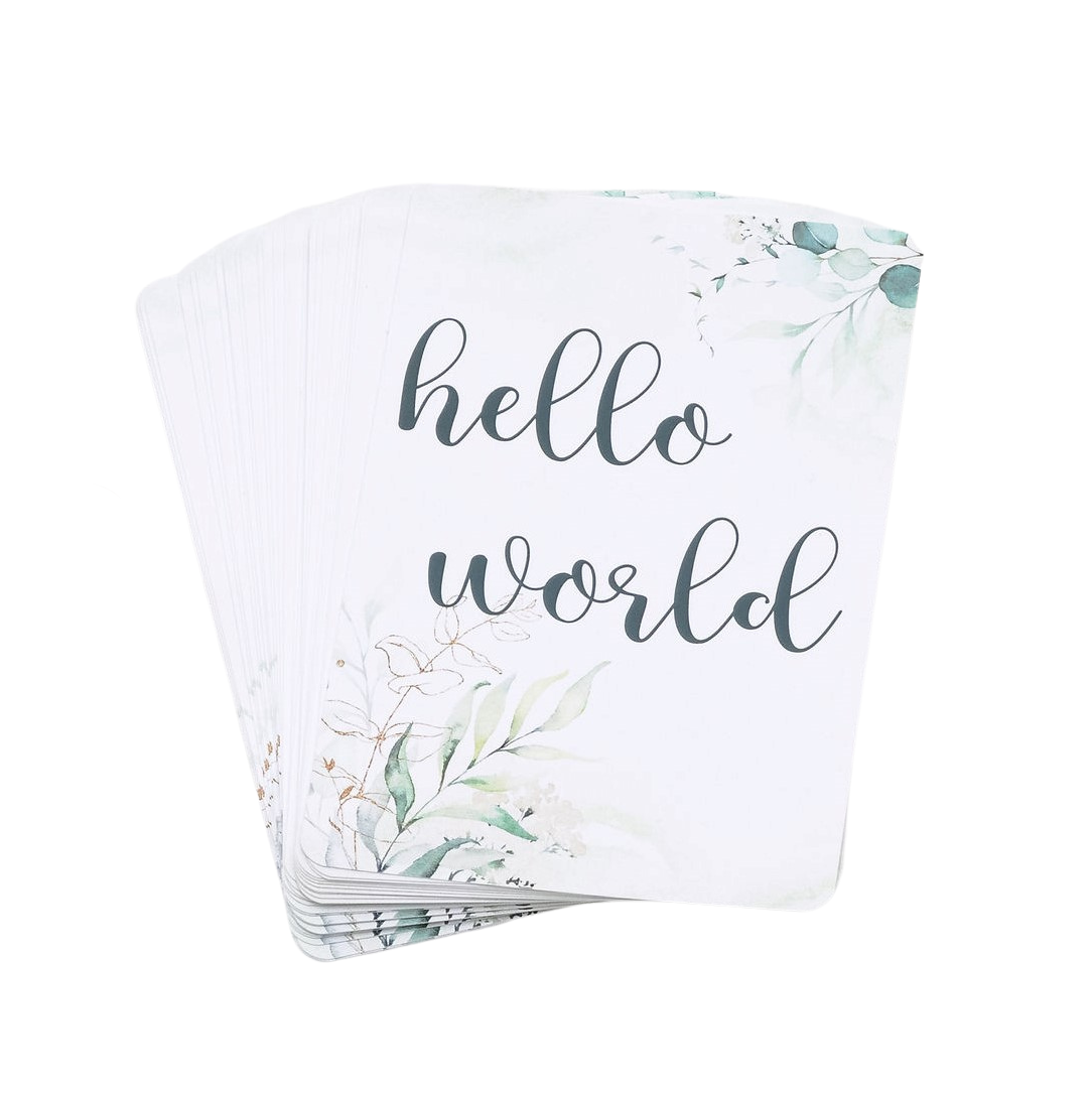 Milestone Cards - Eucalyptus Miss Ali's