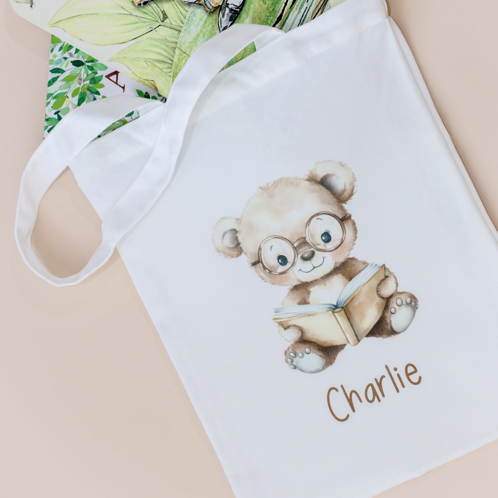 Personalised Library Bags Name Miss Ali's