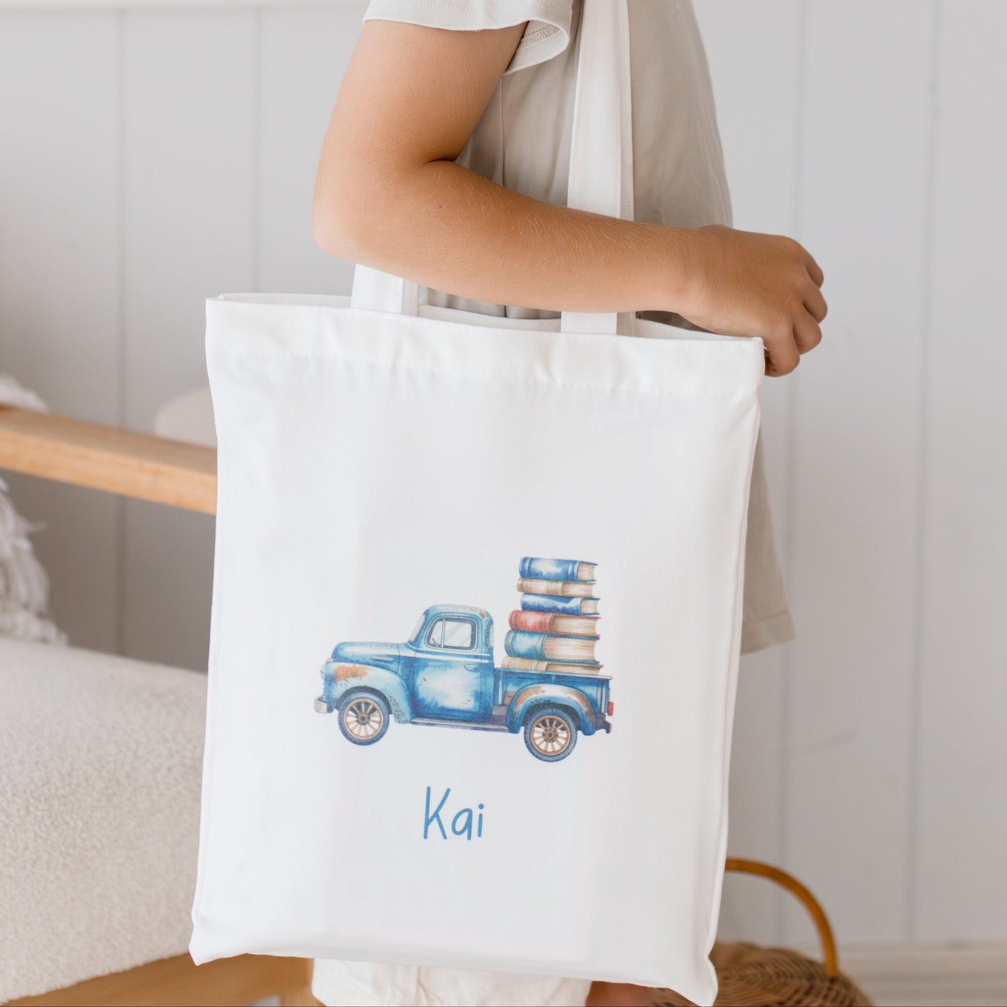 Personalised Library Bags Name Miss Ali's