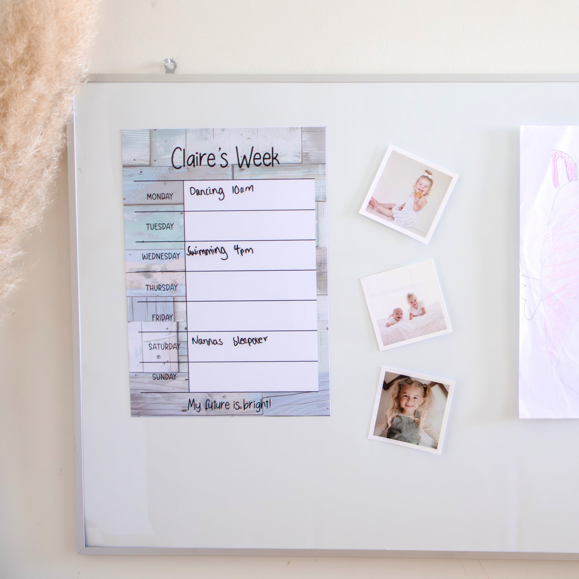 Personalised Weekly Planner for Kids Name Miss Ali's