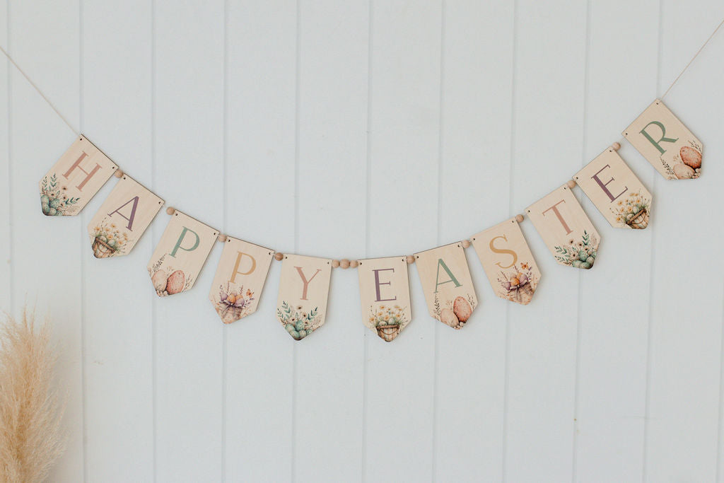 Wooden Easter Bunting bunting Miss Ali's